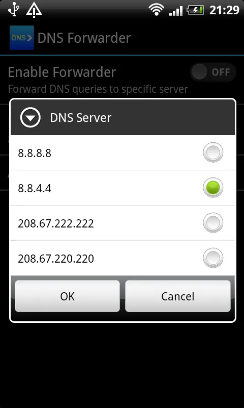 DNS forwarder | Indus Appstore | Screenshot