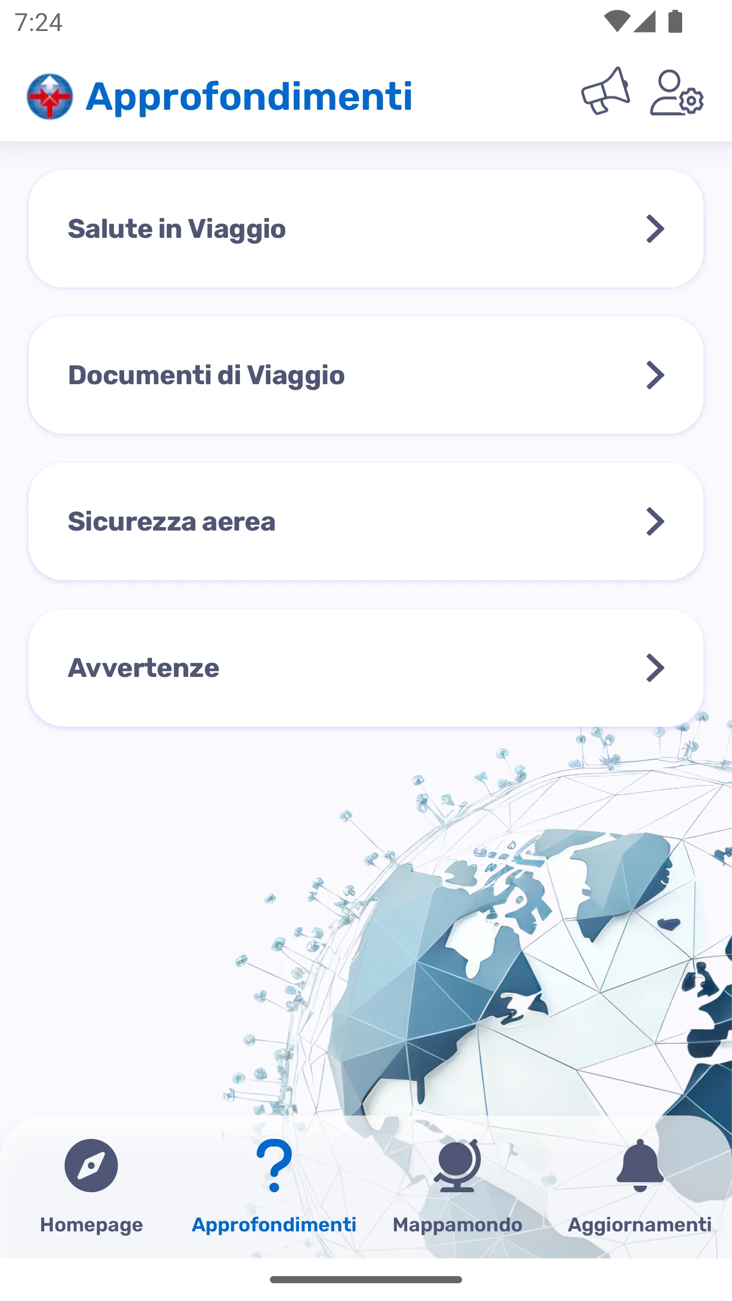 Viaggiare Sicuri | Indus Appstore | Screenshot