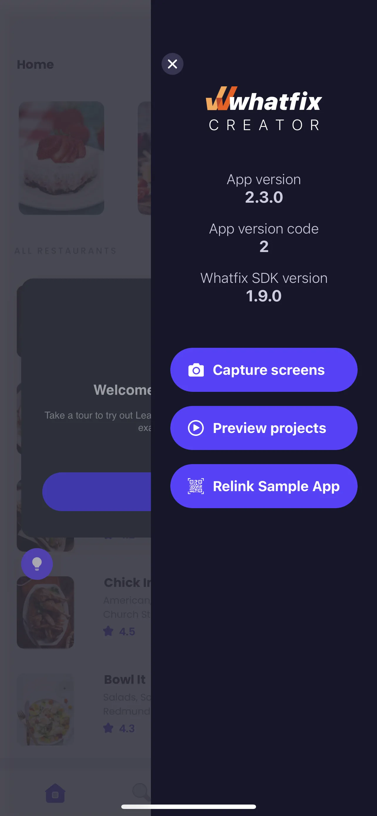 Whatfix Sample App | Indus Appstore | Screenshot