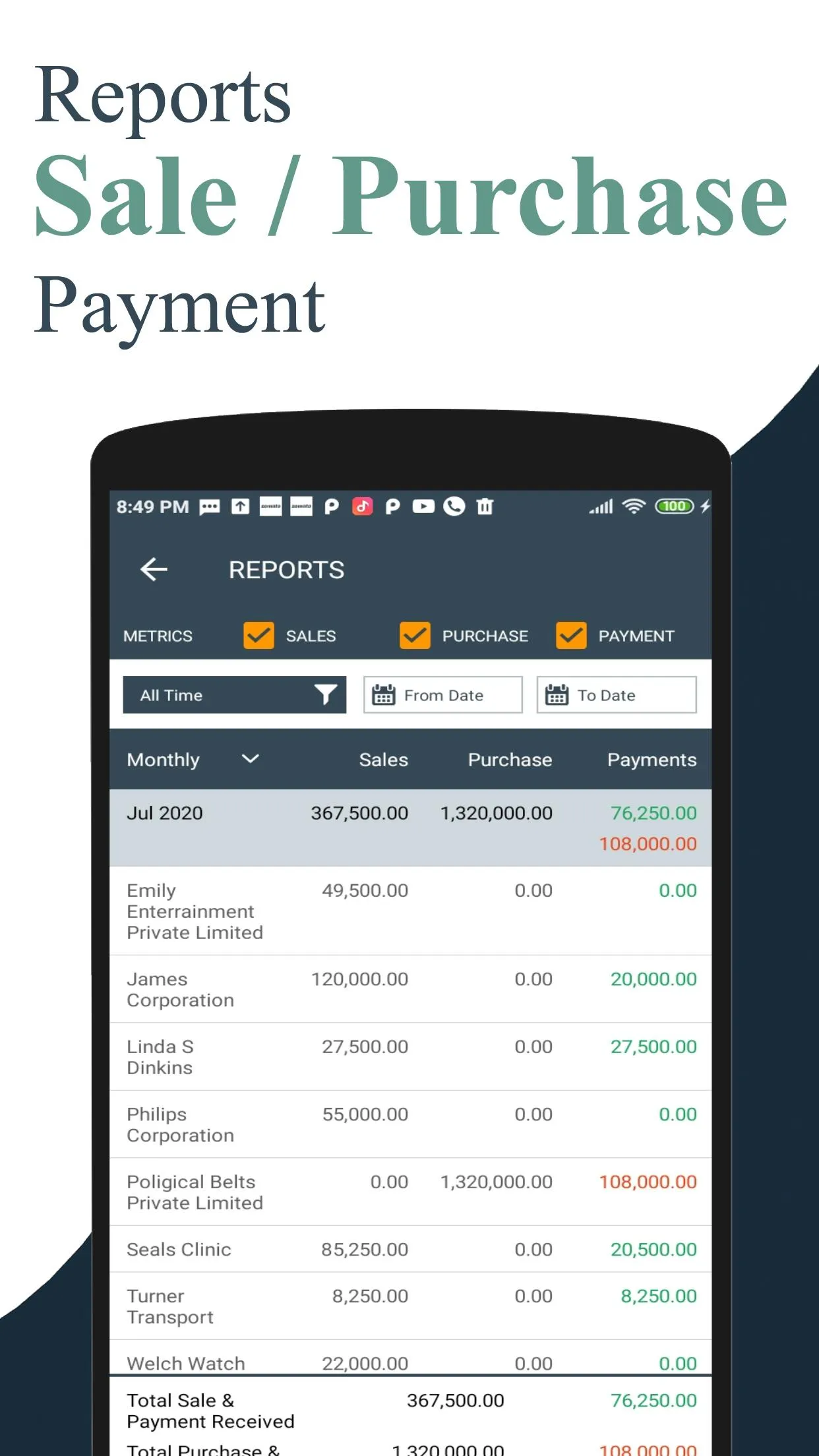 Uni Invoice Manager & Billing | Indus Appstore | Screenshot