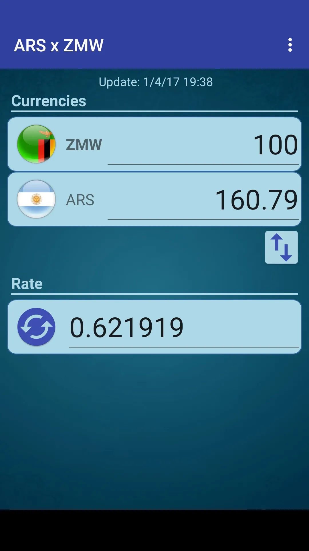 Arg. Peso x Zambian Kwacha | Indus Appstore | Screenshot