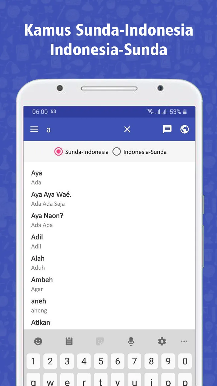 Kamus Sunda | Indus Appstore | Screenshot