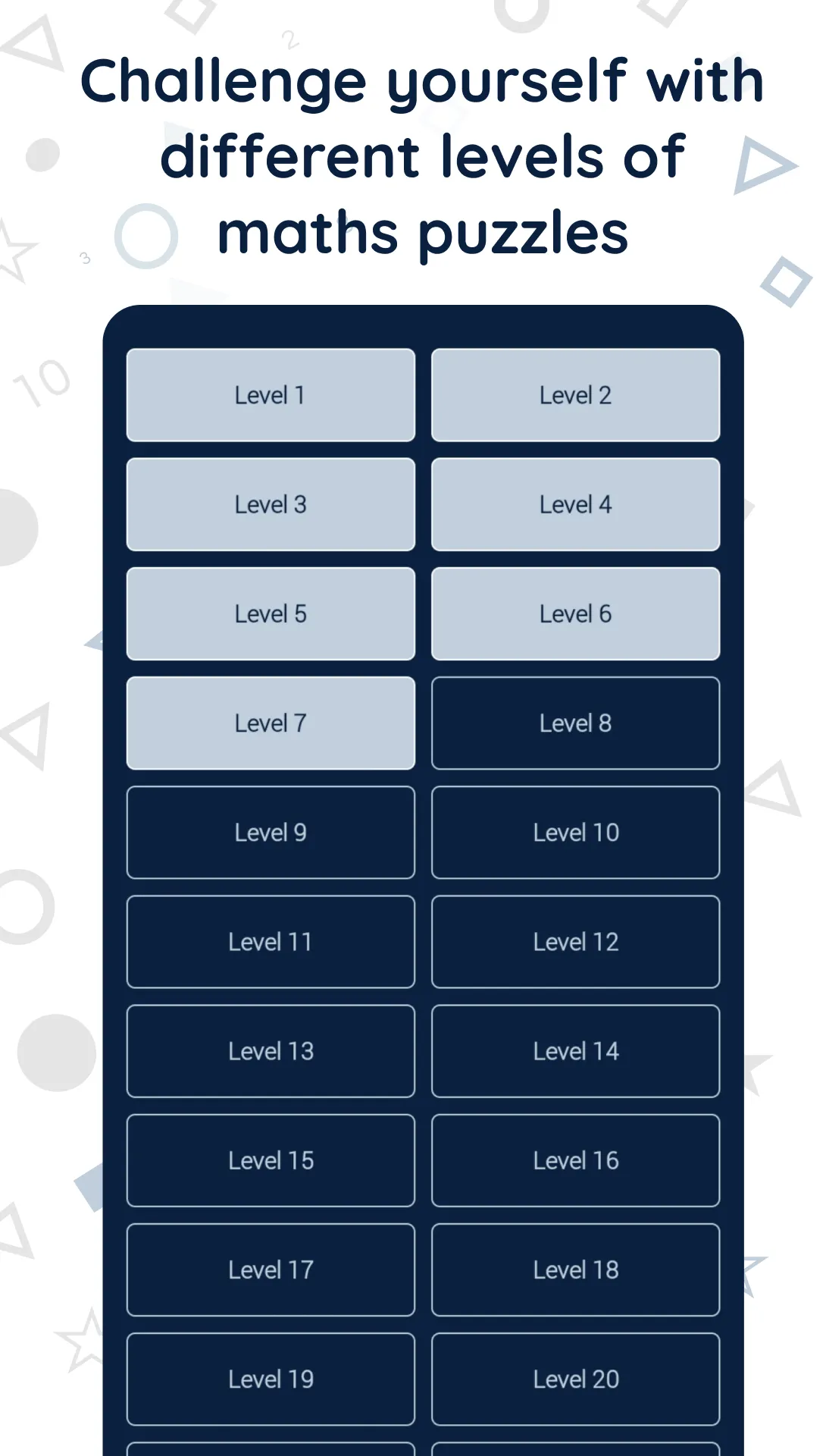 Math riddles: logic math games | Indus Appstore | Screenshot