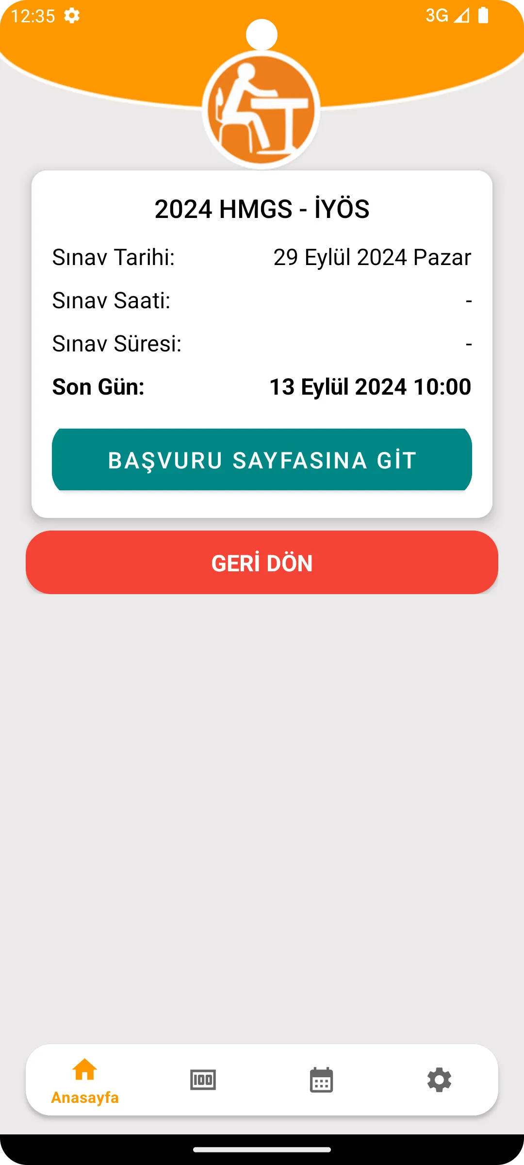 Sınav Görevi Takip&Kazanımlar | Indus Appstore | Screenshot