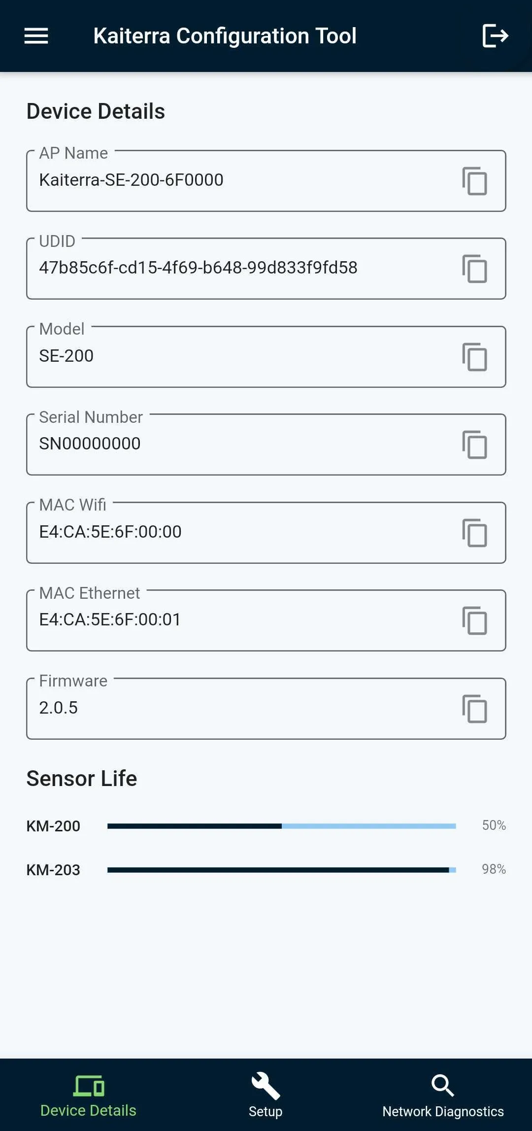 Kaiterra Enterprise Configurat | Indus Appstore | Screenshot