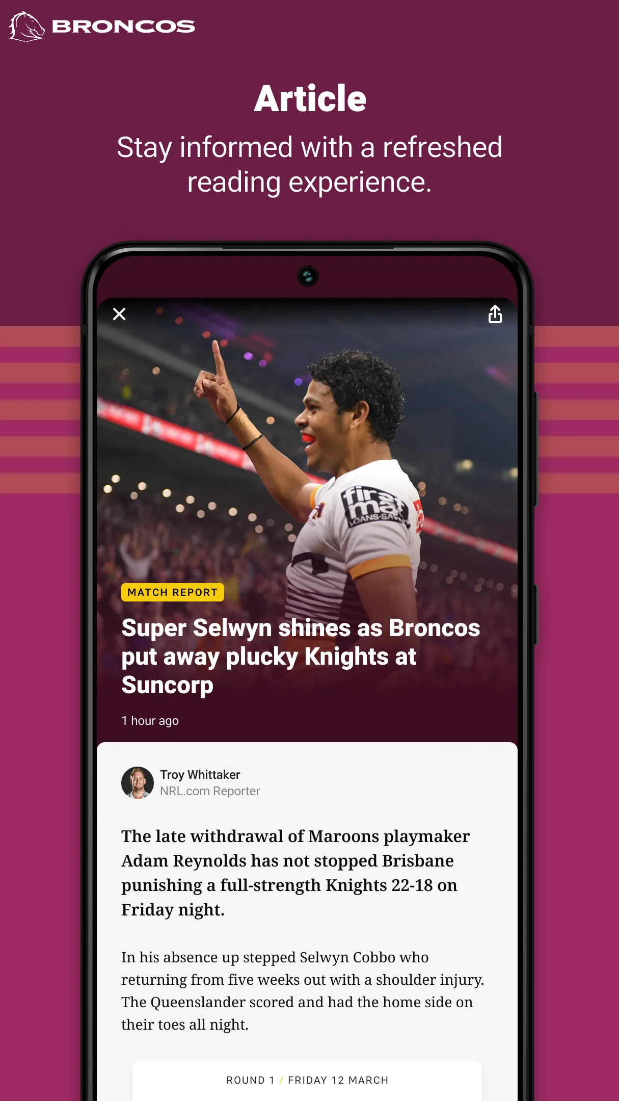 Brisbane Broncos | Indus Appstore | Screenshot