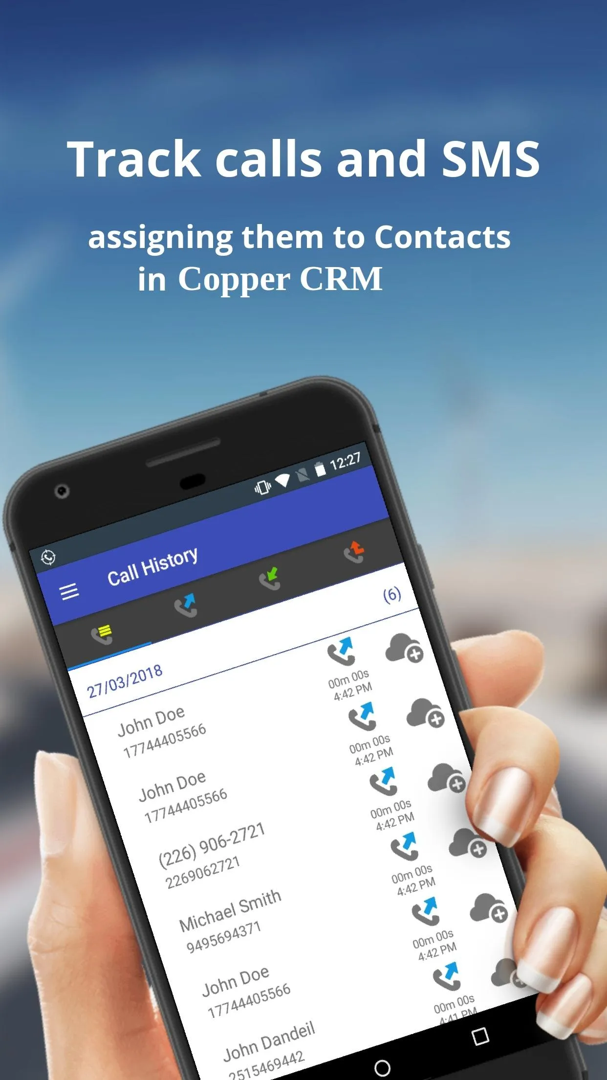 Call Tracker for Copper CRM | Indus Appstore | Screenshot