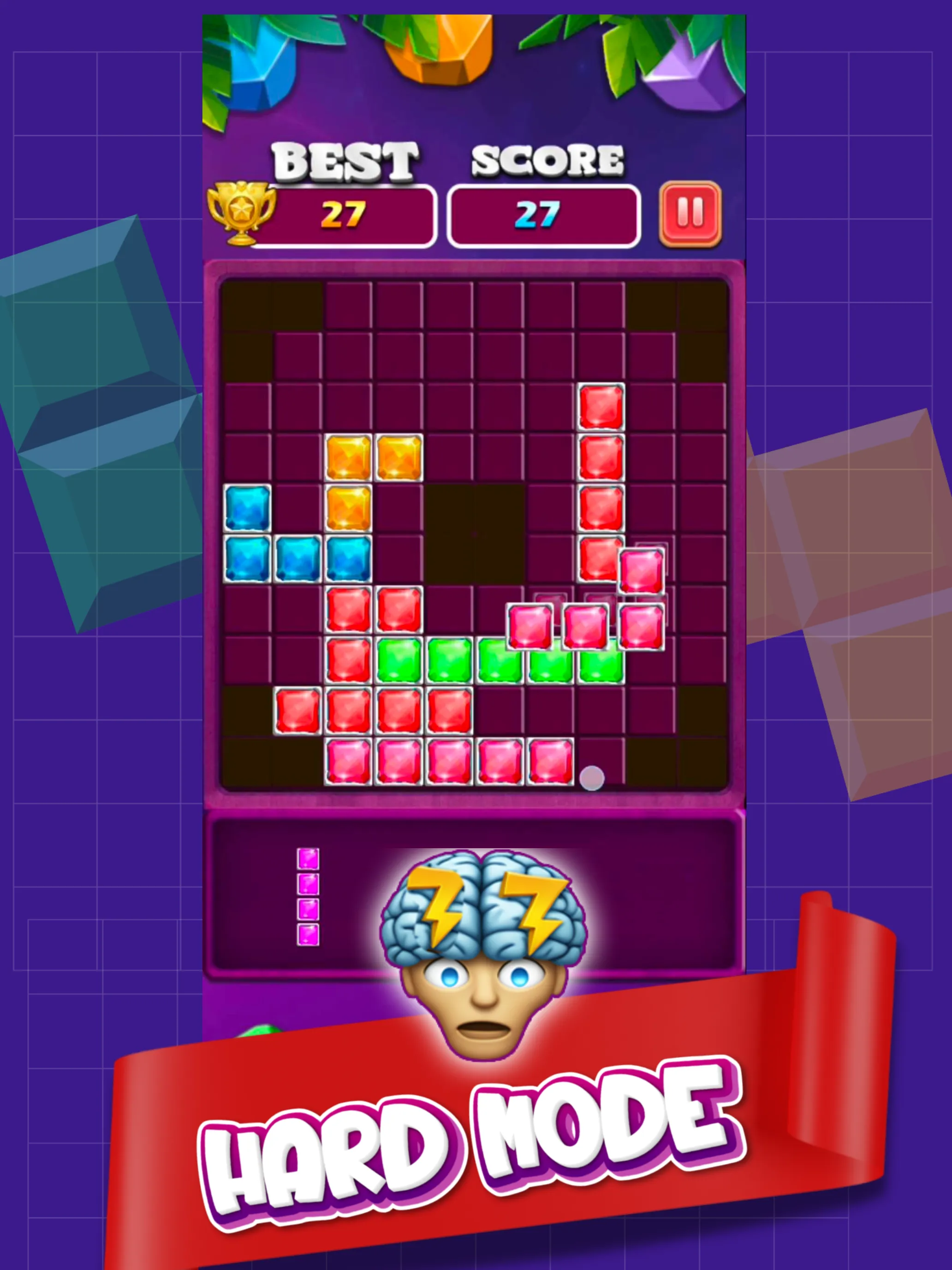 Hard Block: Blast Puzzle Game | Indus Appstore | Screenshot