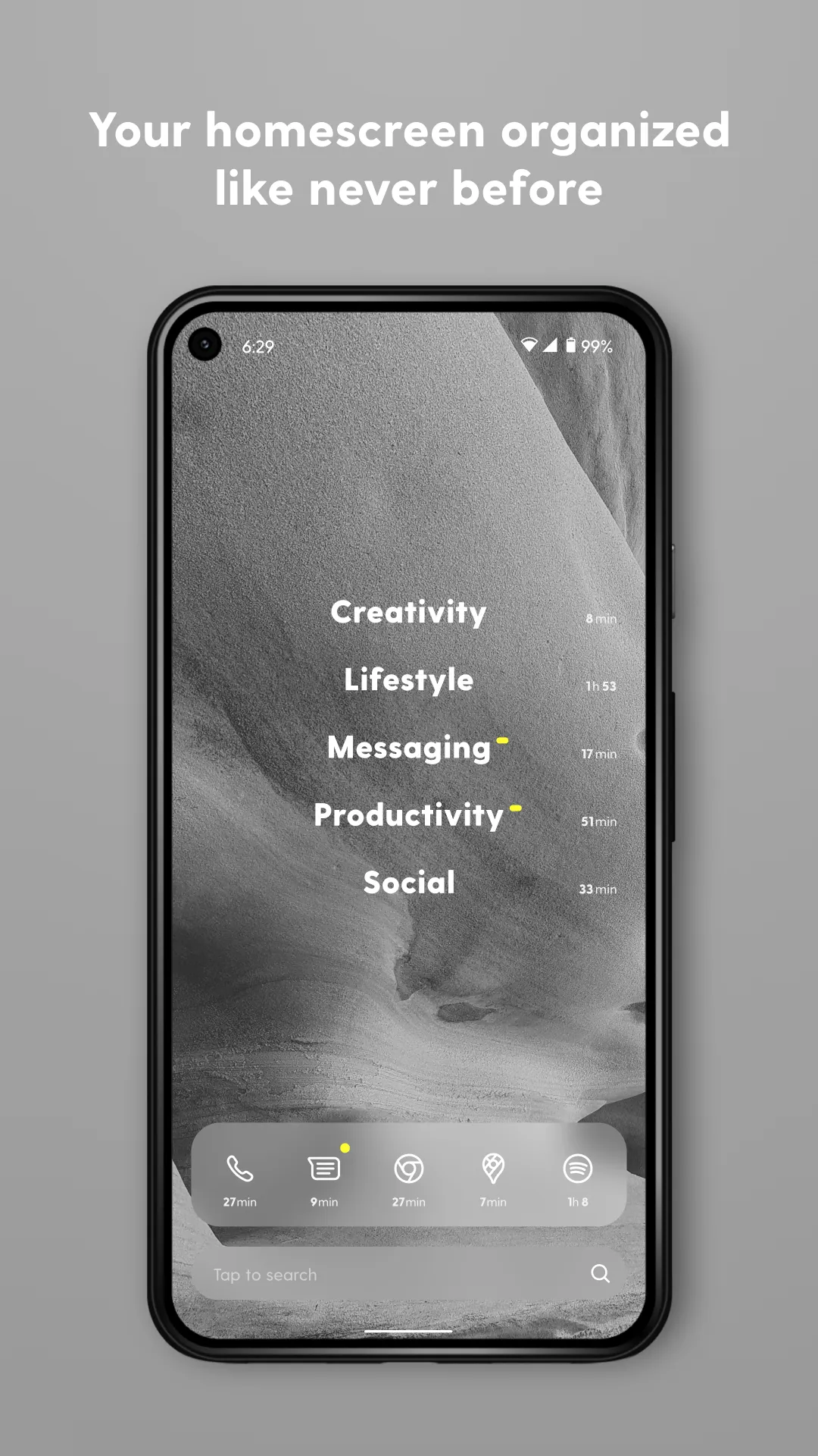 Ratio: Productivity Homescreen | Indus Appstore | Screenshot