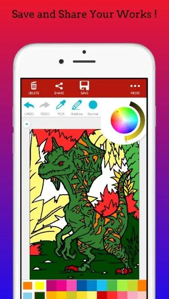 Beast Dinosaur Coloring Book | Indus Appstore | Screenshot