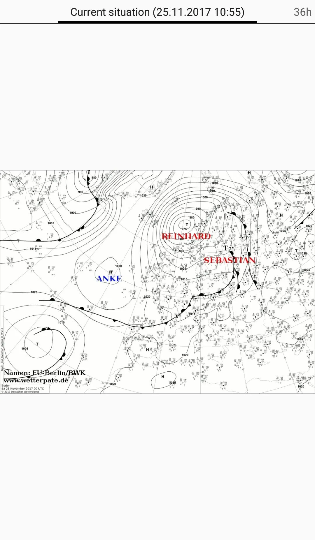 Wetterkarten | Indus Appstore | Screenshot