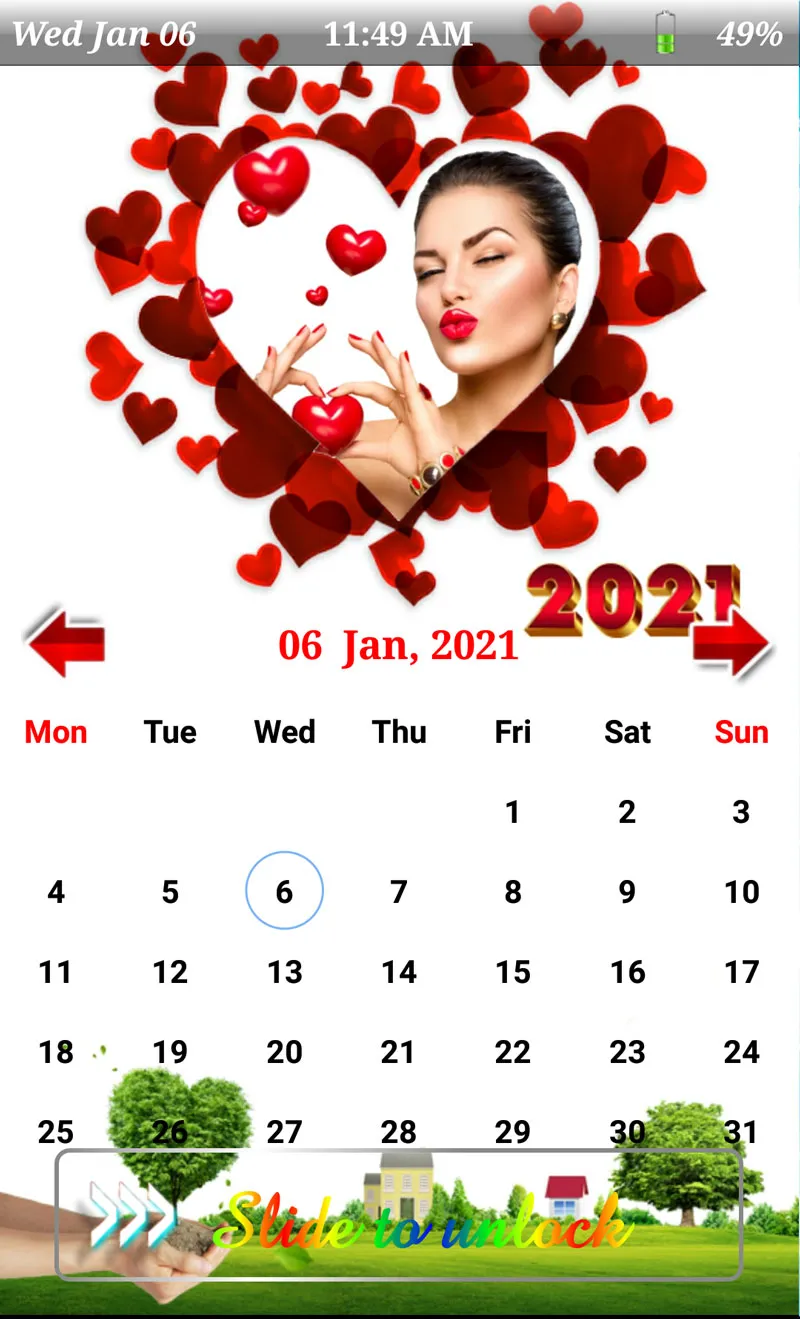 My Calendar Photo Frame | Indus Appstore | Screenshot