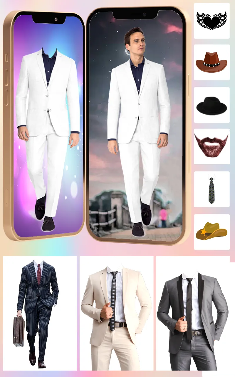 Men Suit Photo Editor- Effects | Indus Appstore | Screenshot