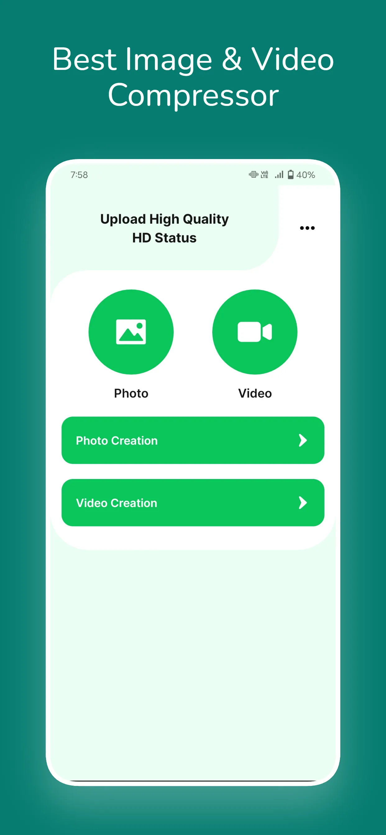 Upload High Quality Status | Indus Appstore | Screenshot