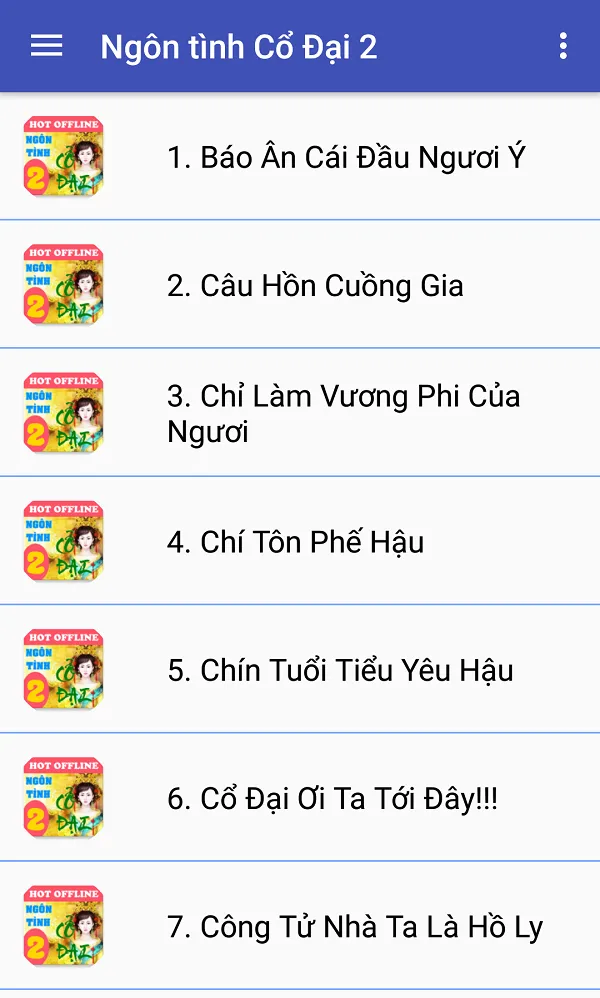 Truyen ngon tinh co dai 2 | Indus Appstore | Screenshot