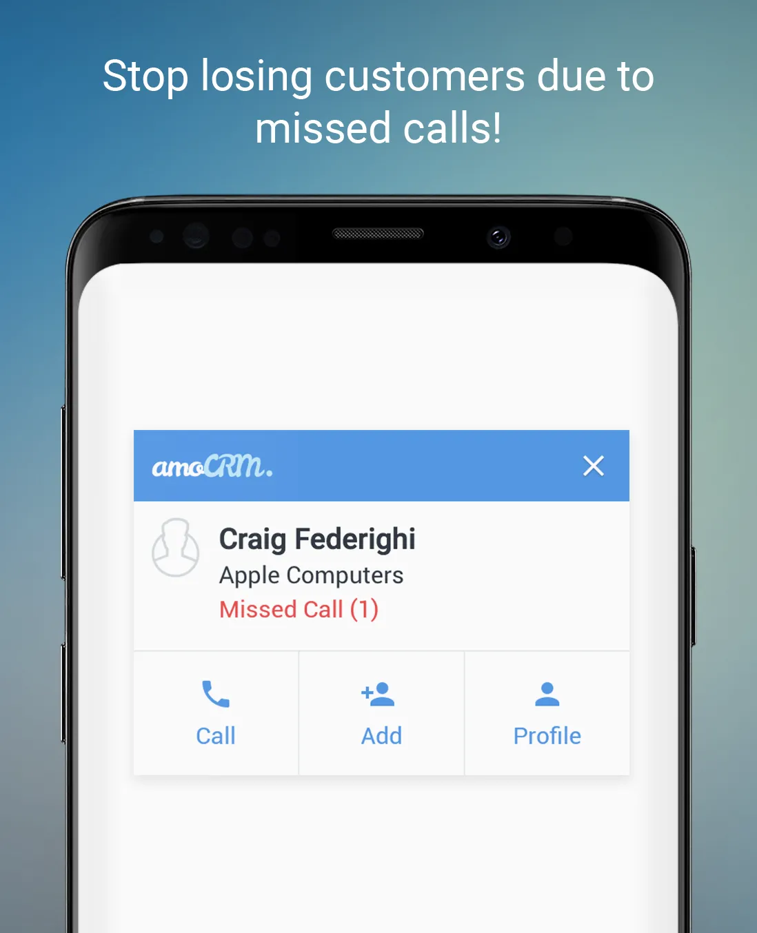 amoCRM: Caller ID | Indus Appstore | Screenshot