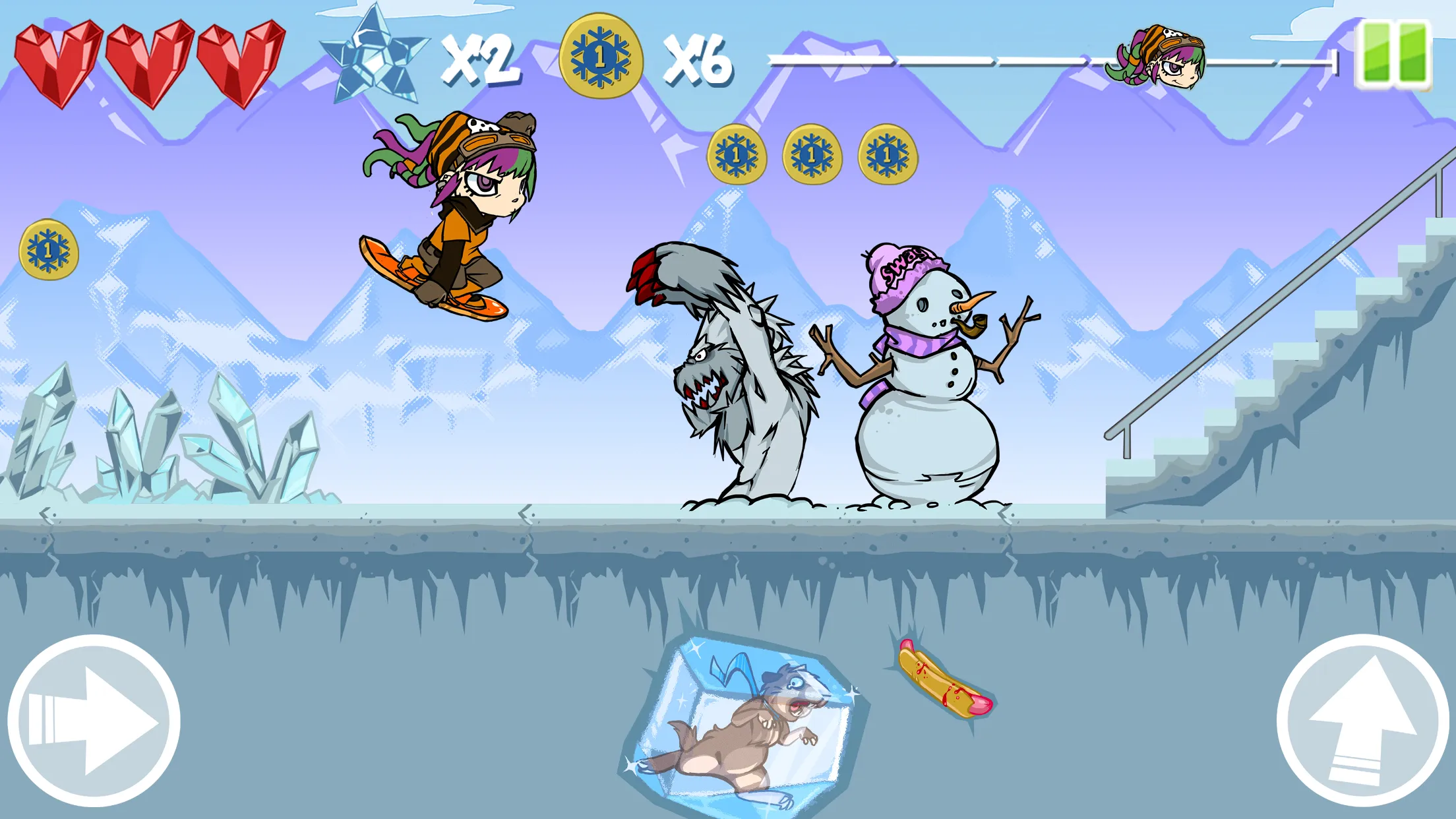 Snowboard Girl | Indus Appstore | Screenshot