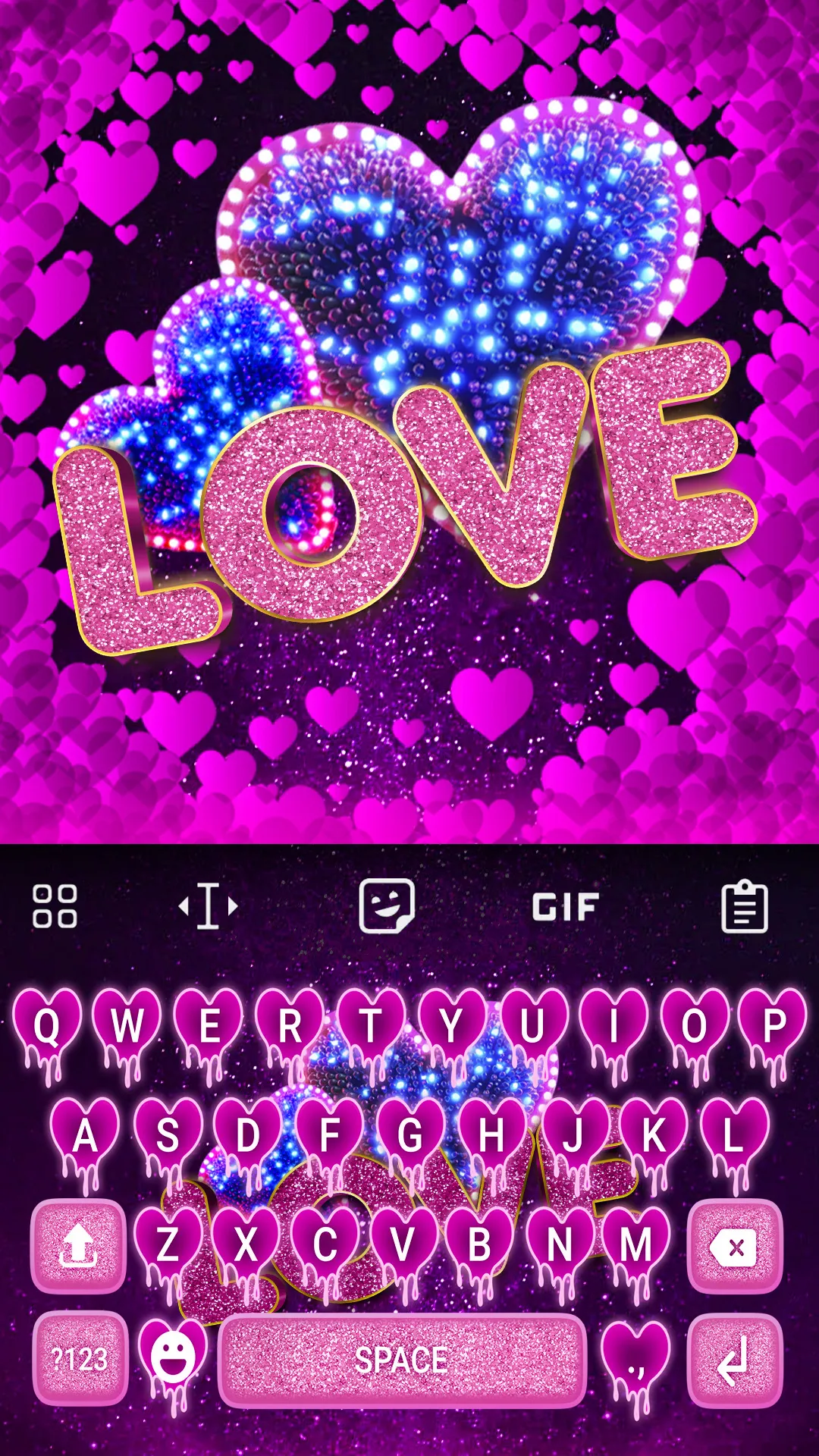 Love keyboard themes | Indus Appstore | Screenshot