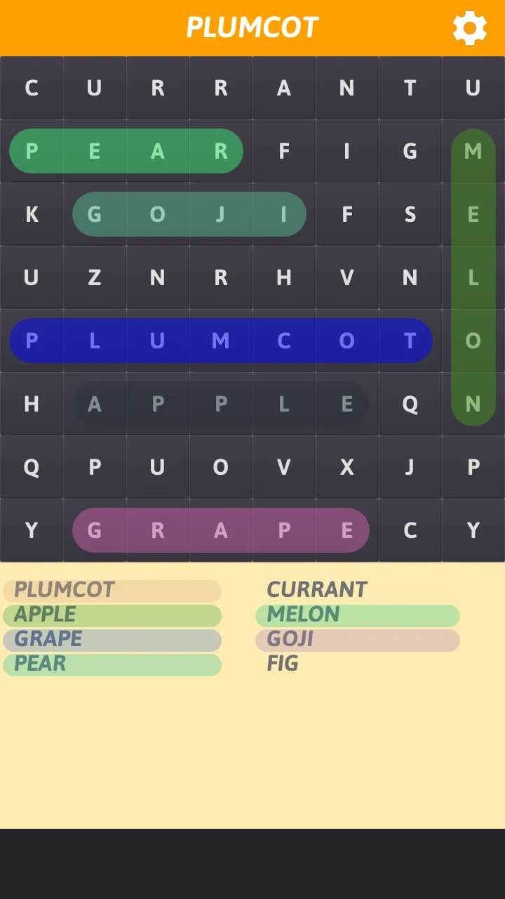 Fruits Word Search | Indus Appstore | Screenshot