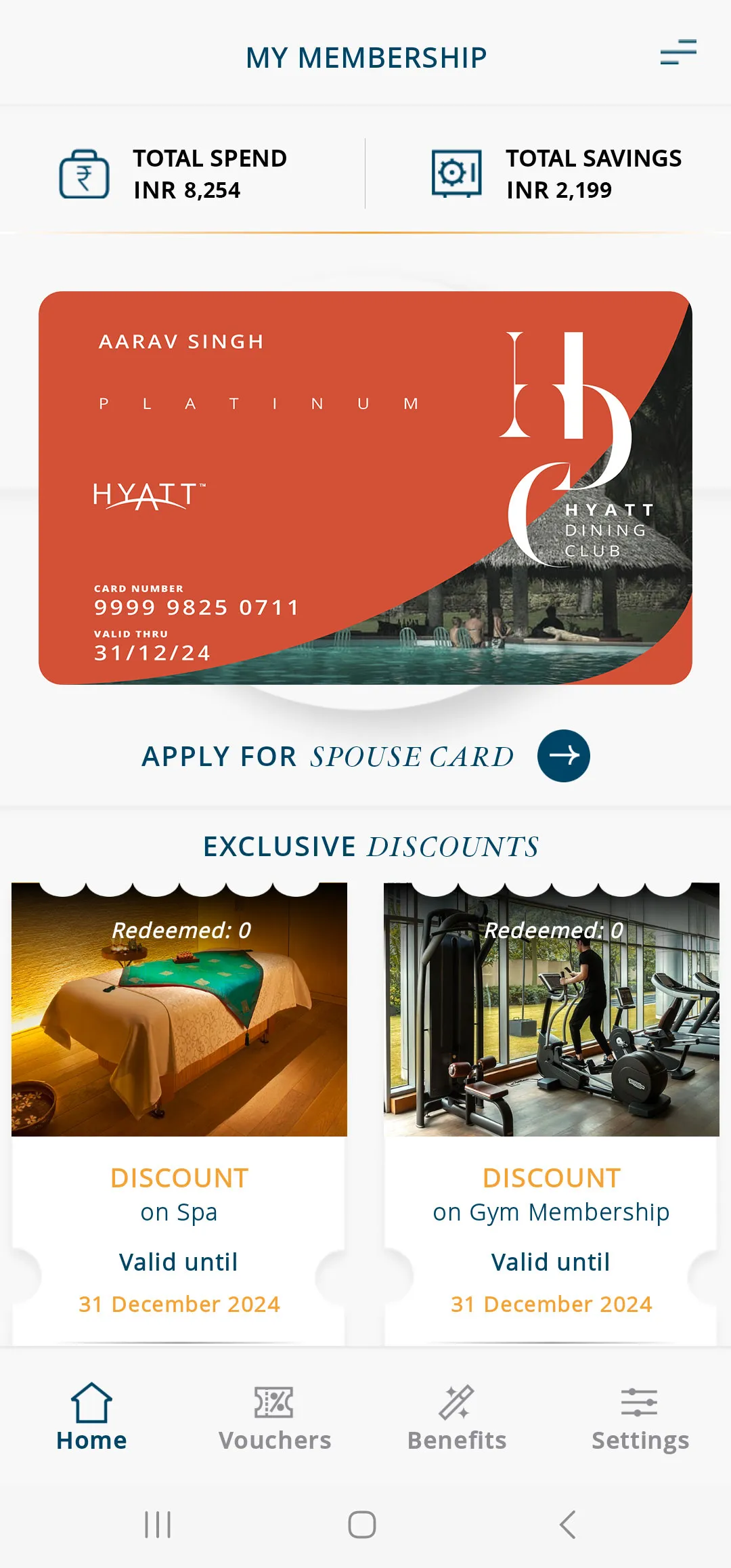 Hyatt Dining Club | Indus Appstore | Screenshot