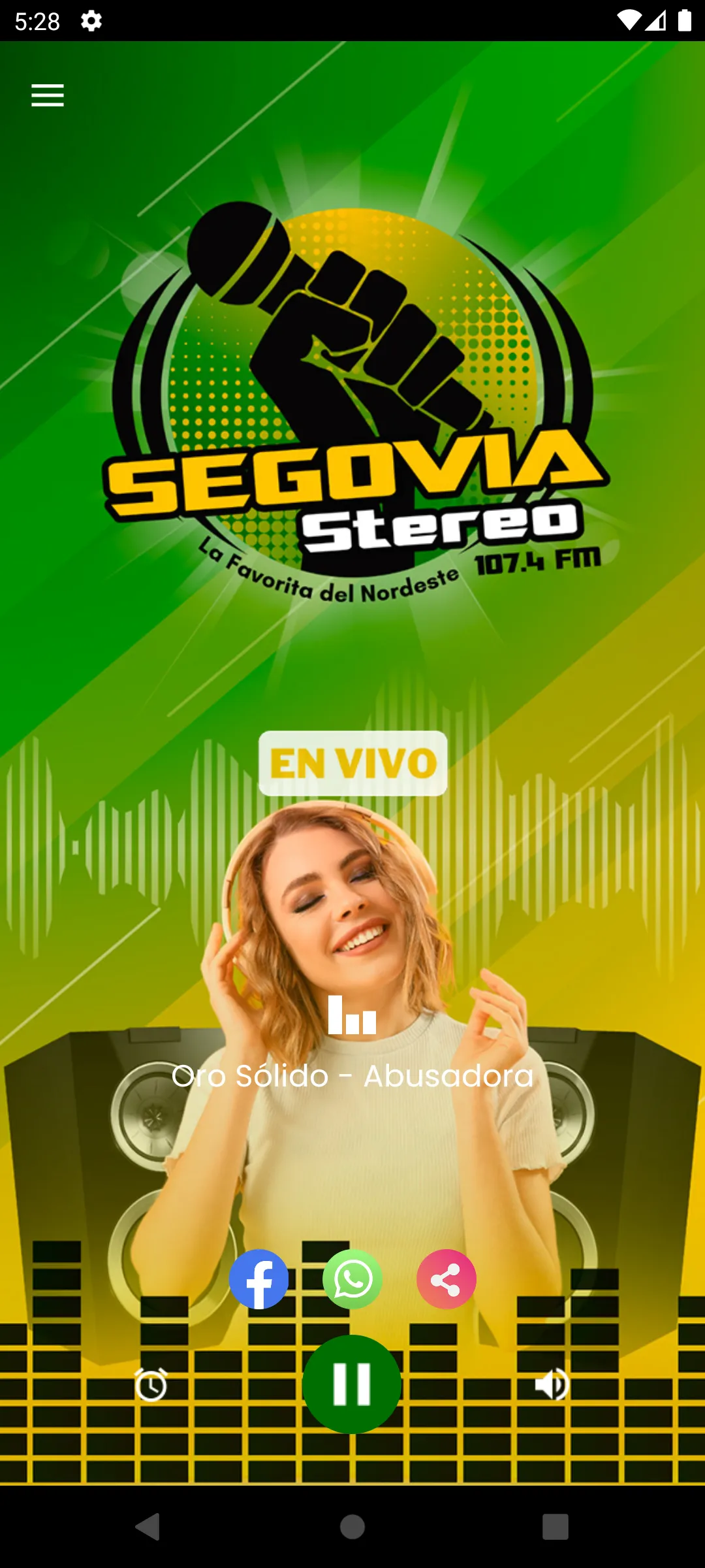 Segovia Stereo | Indus Appstore | Screenshot