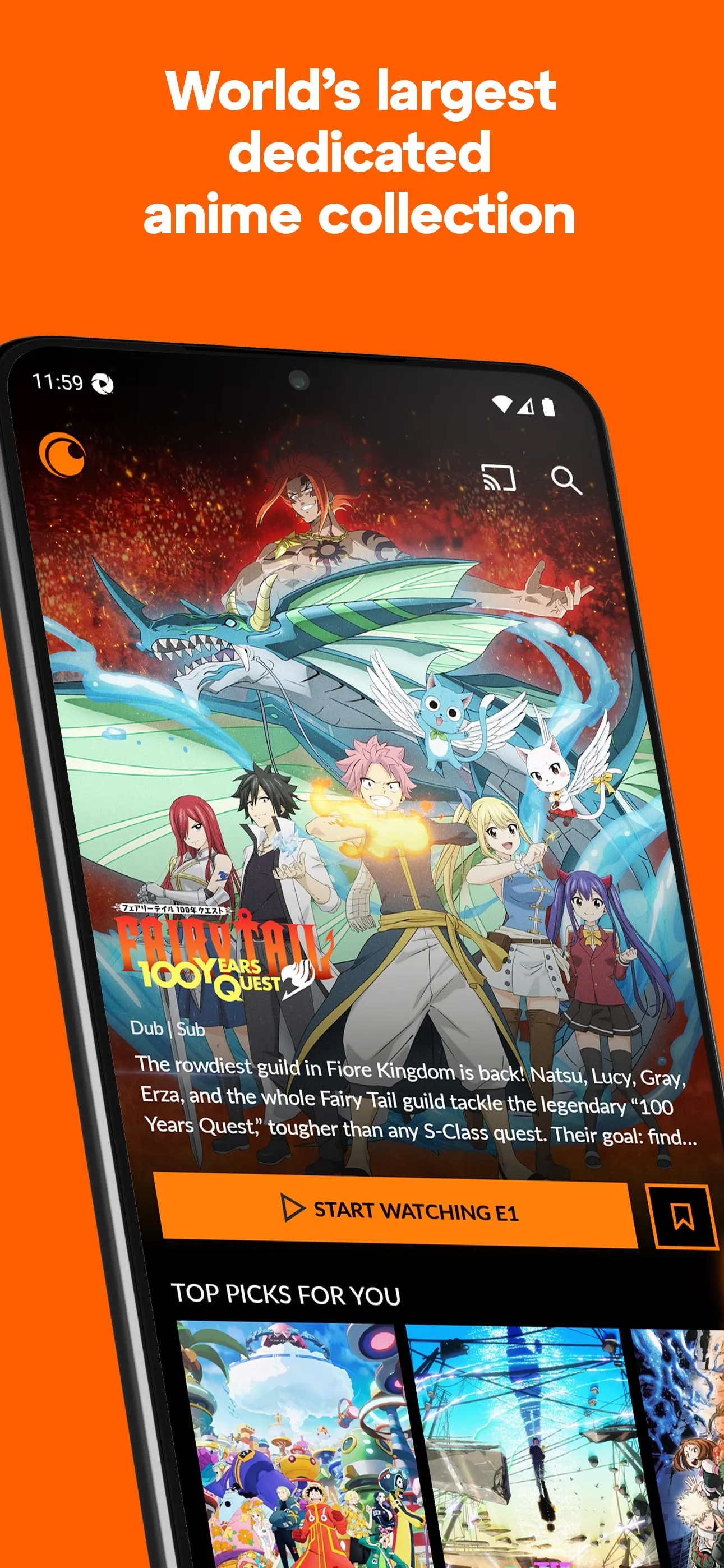 Crunchyroll | Indus Appstore | Screenshot