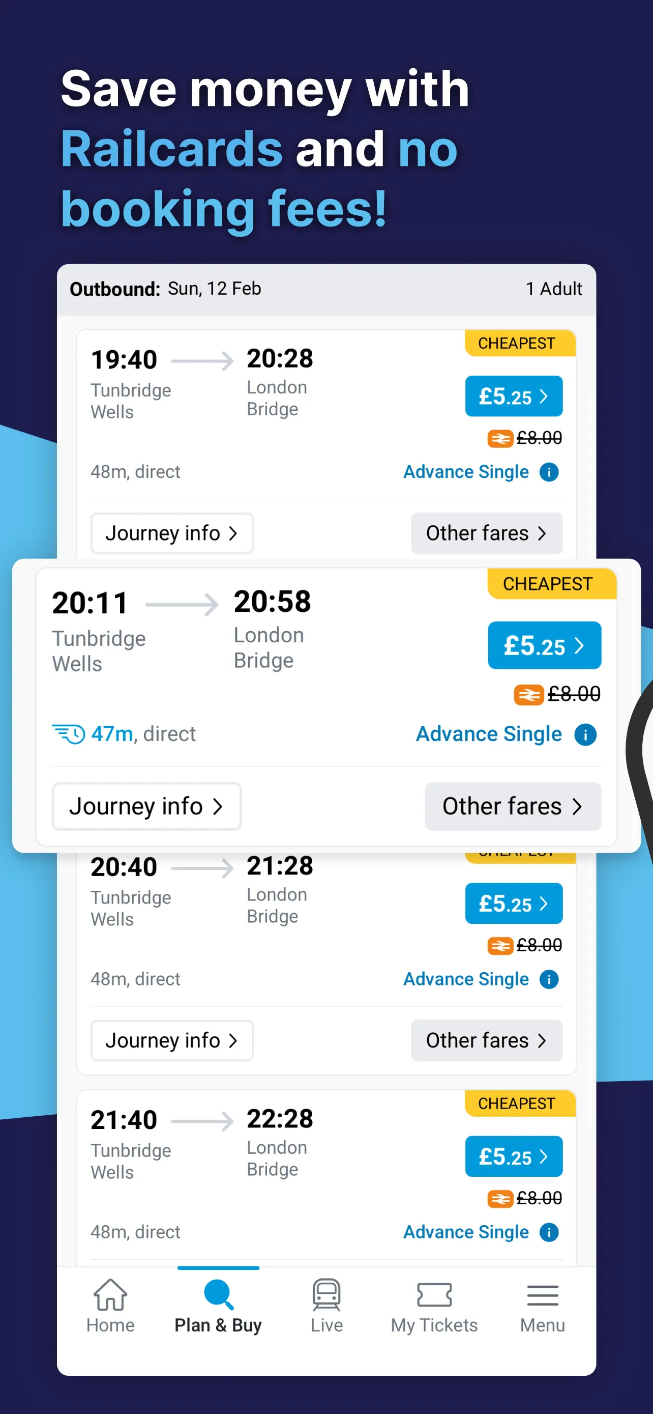 Southeastern: Train tickets | Indus Appstore | Screenshot