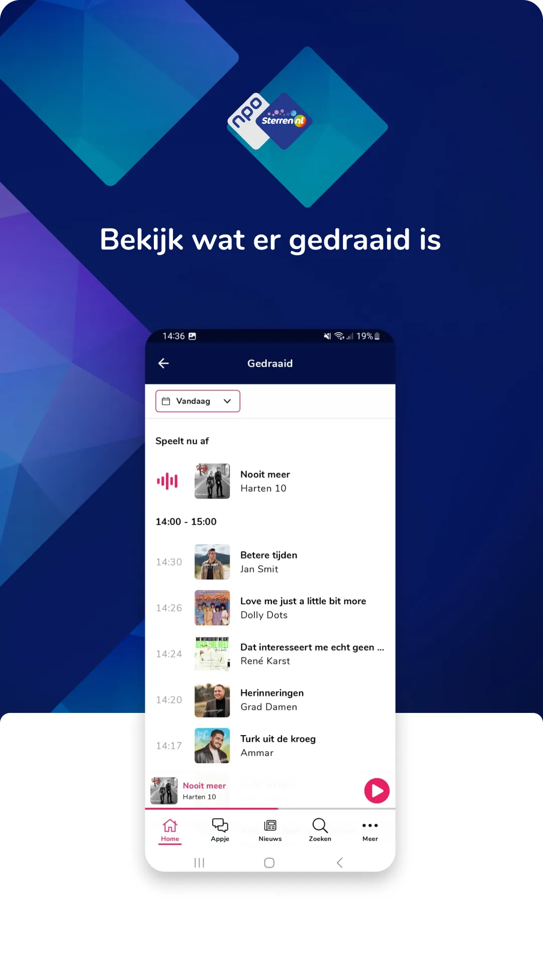 NPO Sterren NL | Indus Appstore | Screenshot