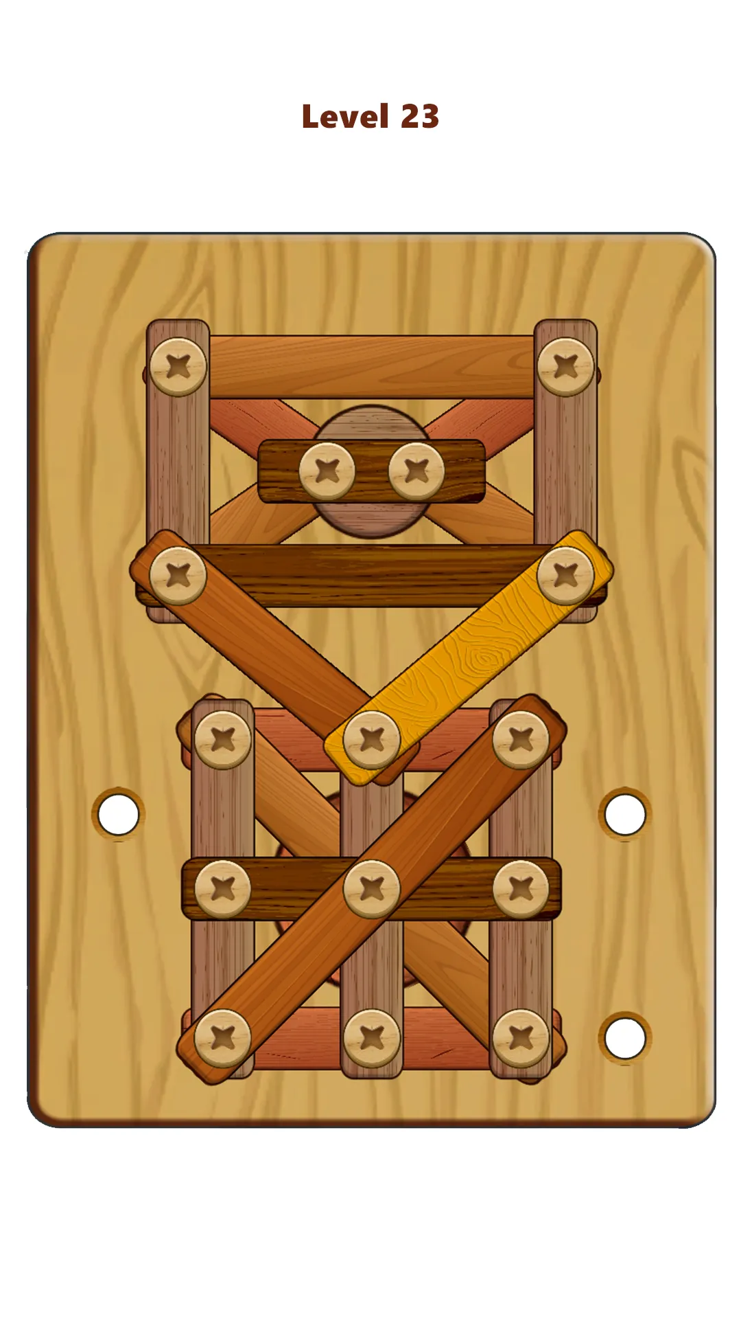 Wood Nuts & Bolts Puzzle | Indus Appstore | Screenshot