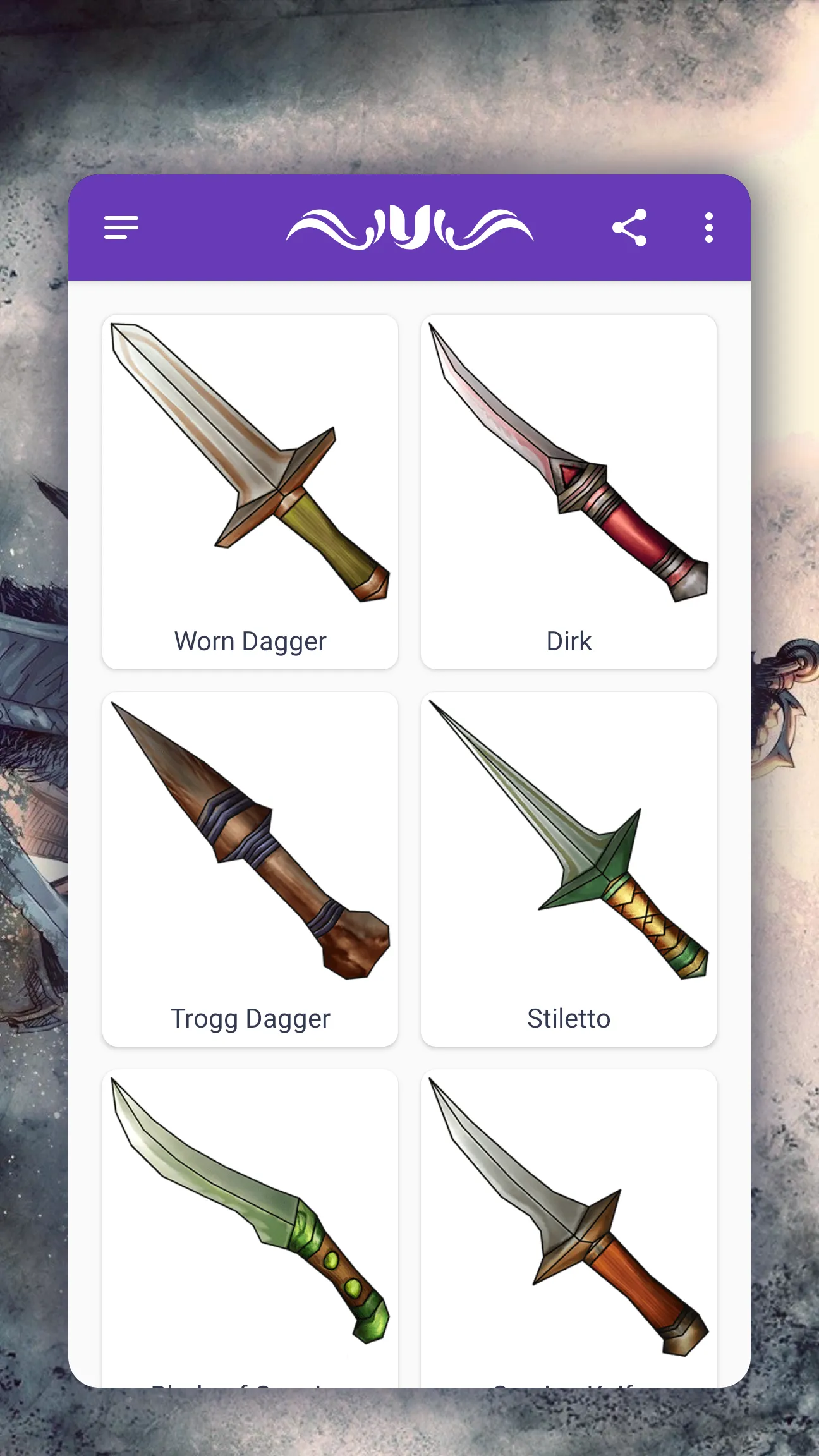 How to draw weapons. Daggers | Indus Appstore | Screenshot