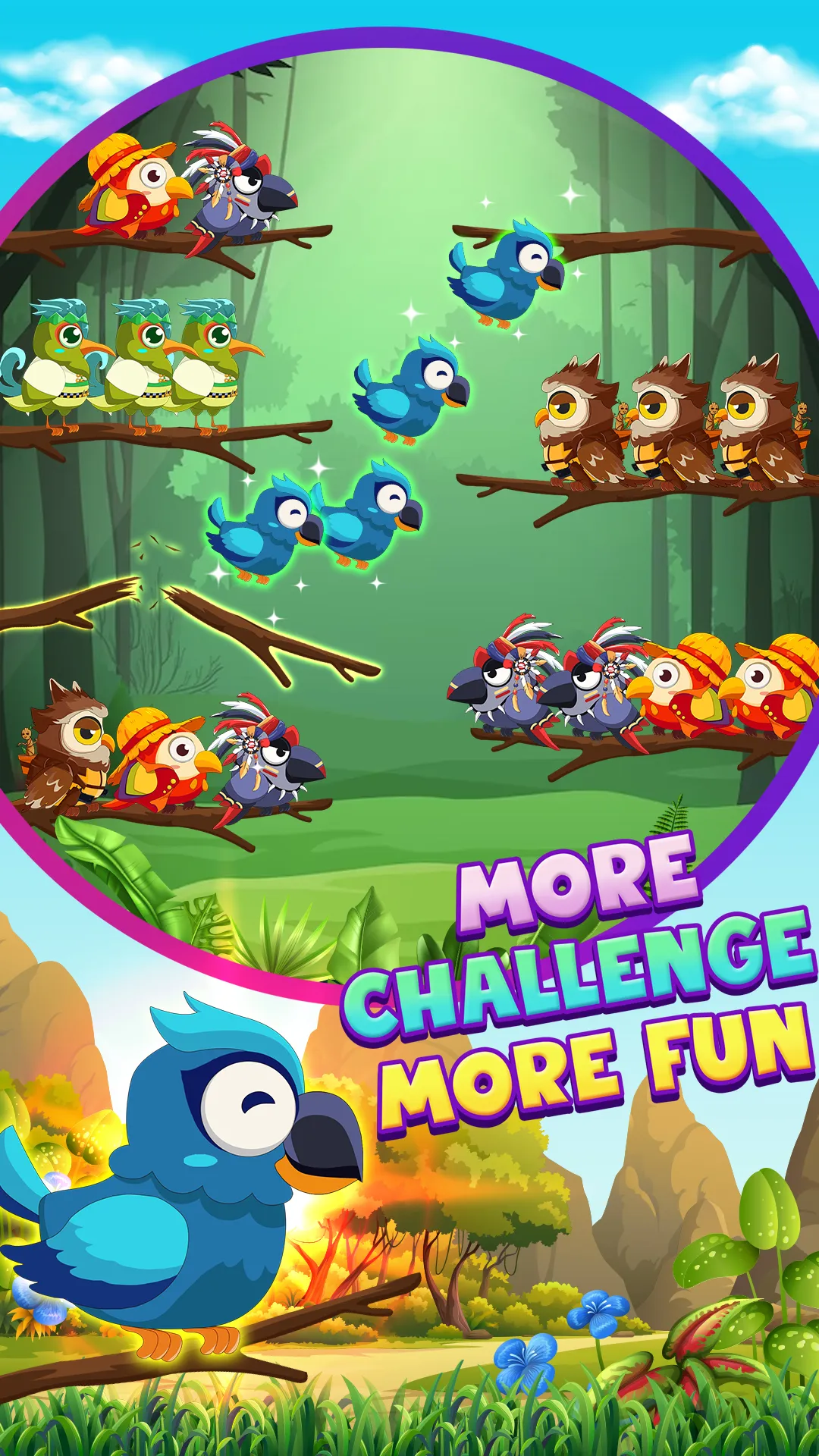 Bird Sort 2: Color Puzzle | Indus Appstore | Screenshot