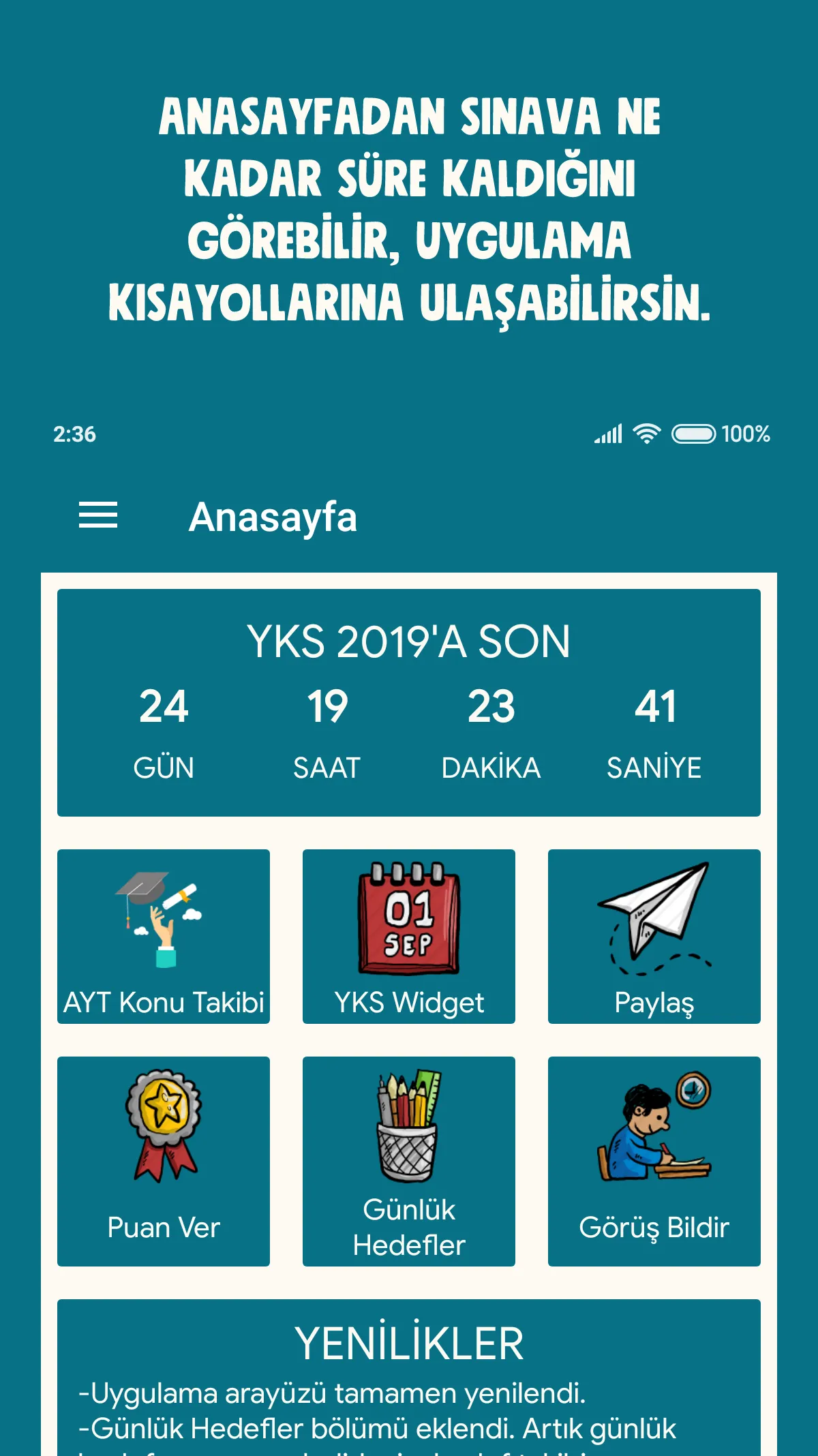 TYT Konu Takibi ve Sayaç | Indus Appstore | Screenshot