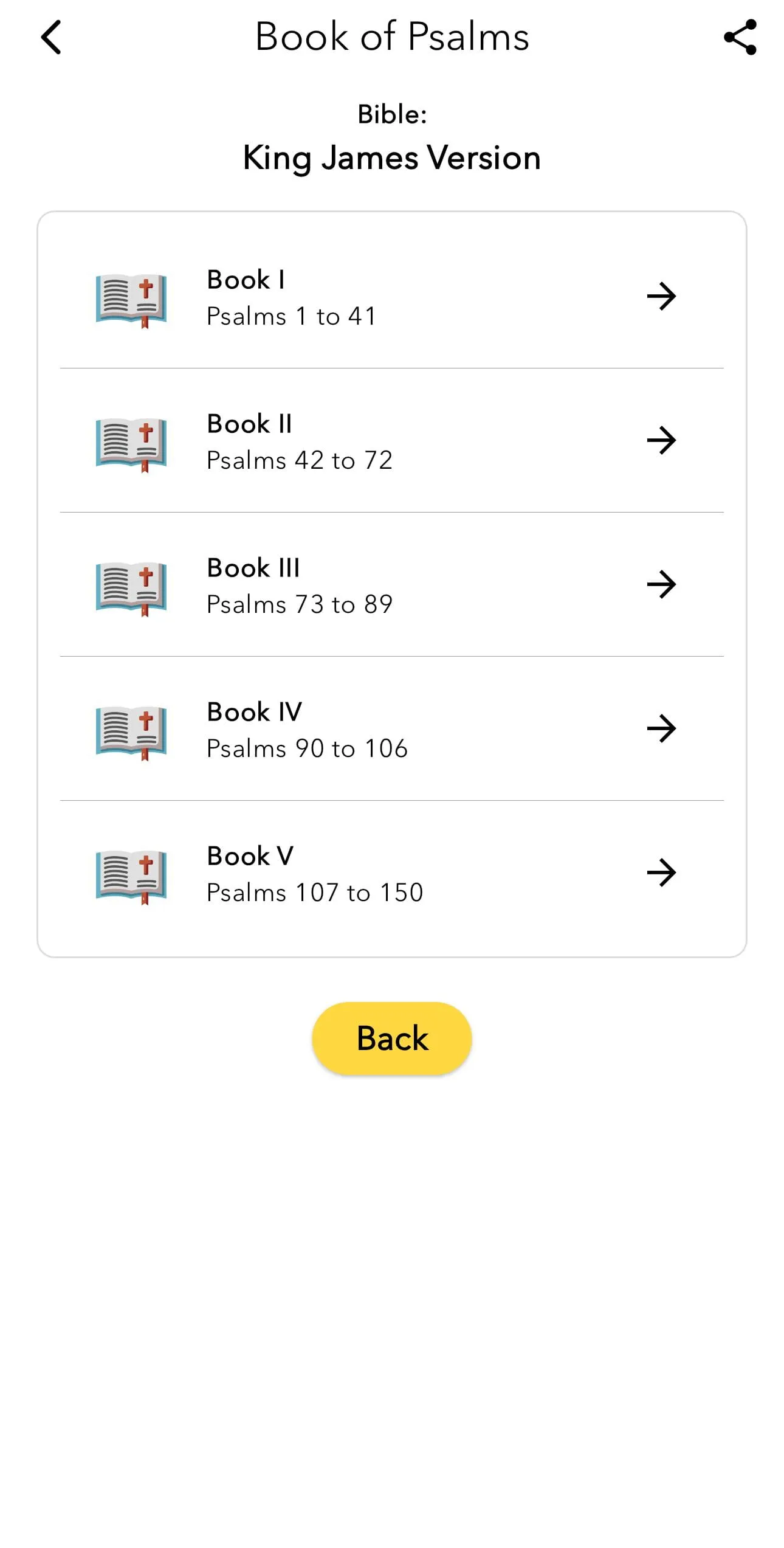 Book of Psalms | Indus Appstore | Screenshot