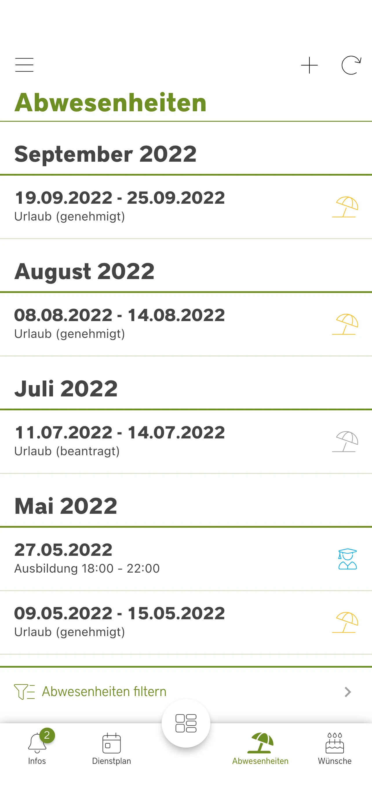 MeinDienstplan | Indus Appstore | Screenshot