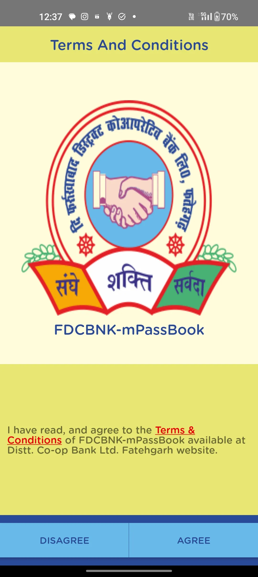 FDCBNK-mPassBook | Indus Appstore | Screenshot