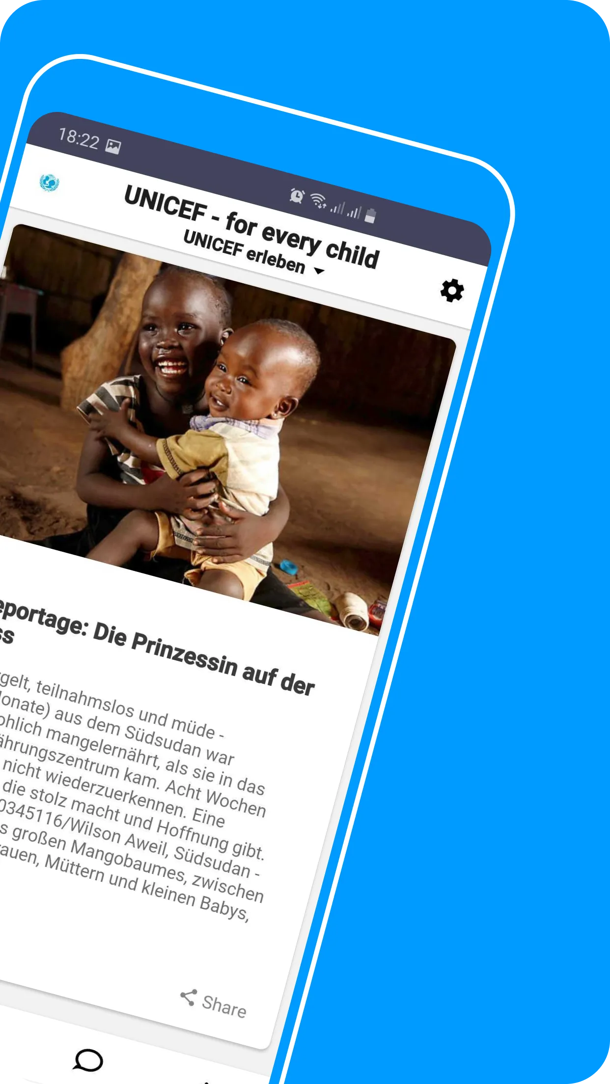 UNICEF erleben | Indus Appstore | Screenshot