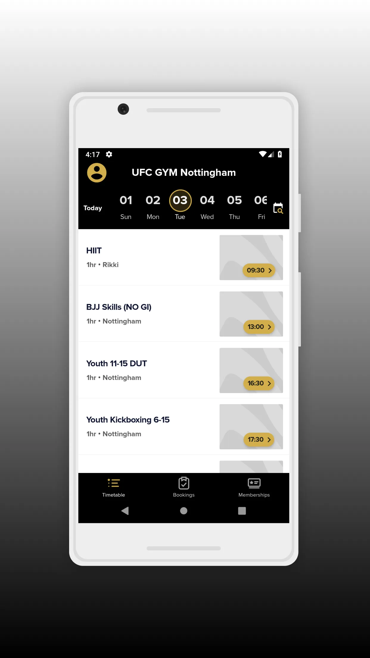 UFC GYM UK | Indus Appstore | Screenshot