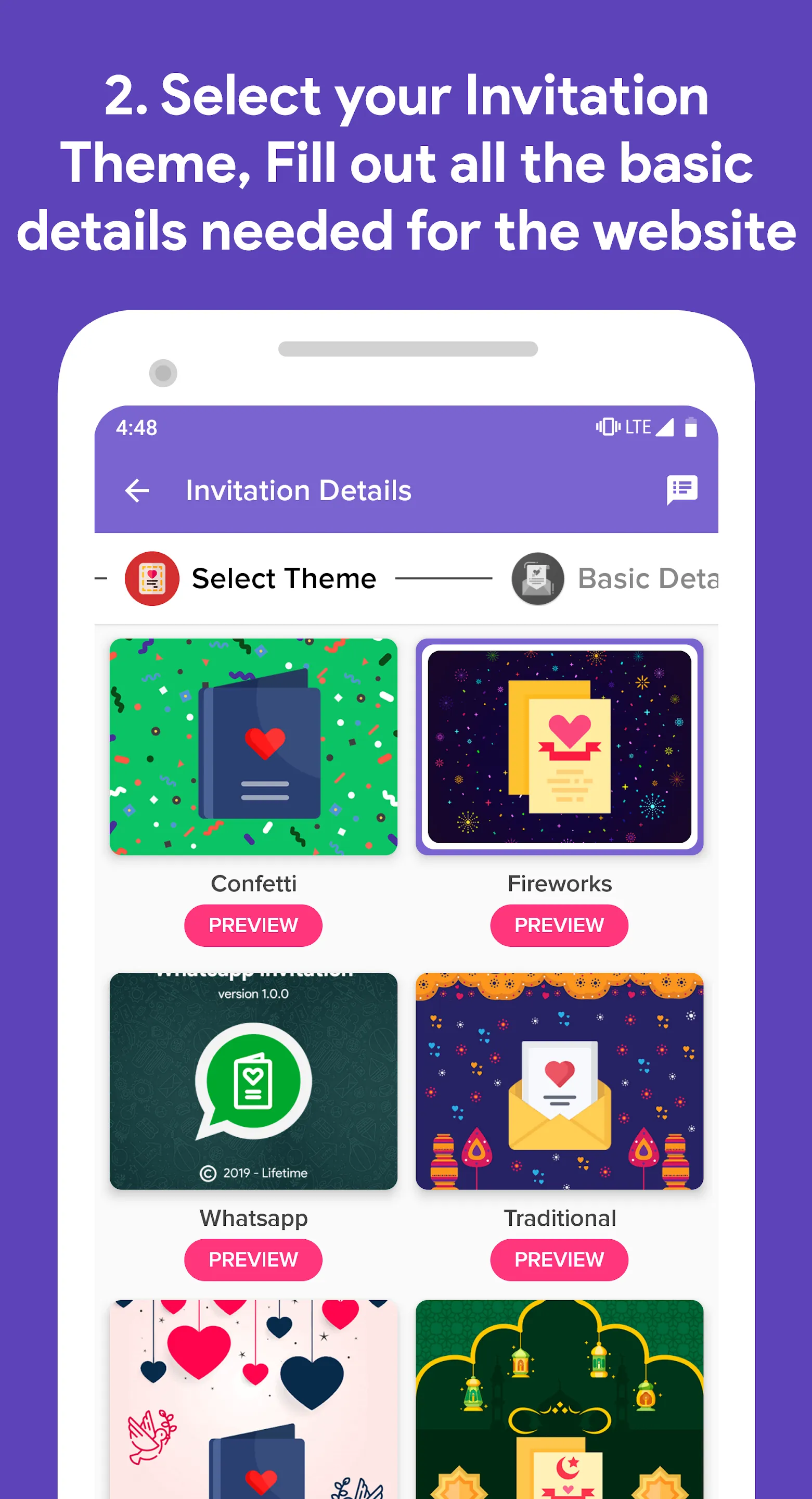 Weddie - Free Wedding Websites | Indus Appstore | Screenshot