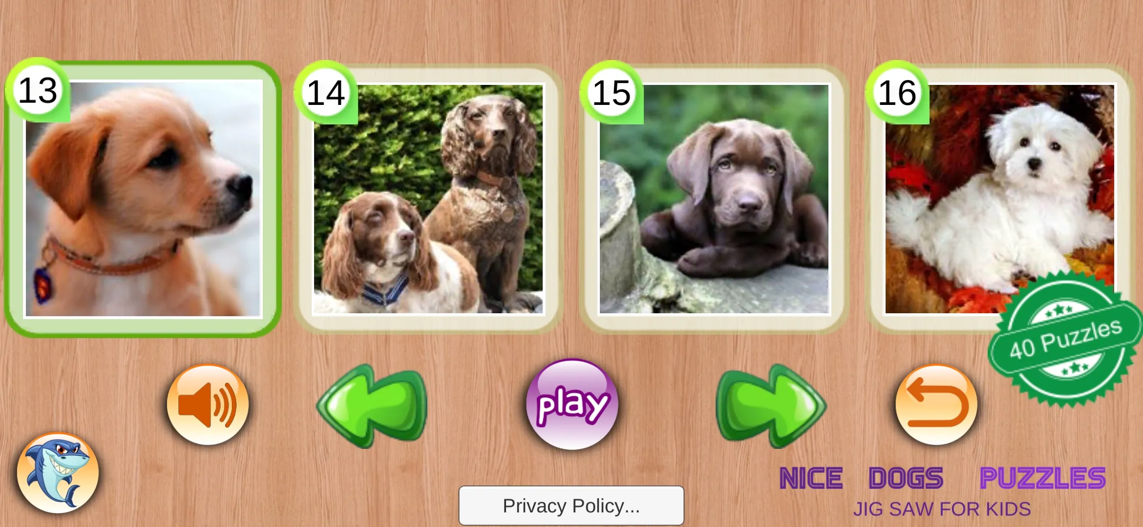 Nice Dogs Puzzles | Indus Appstore | Screenshot