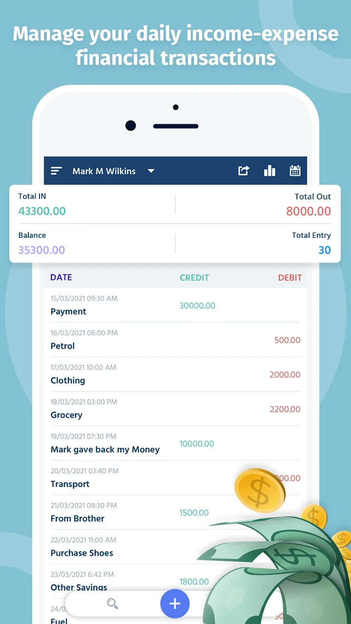 Digital Cashbook: Money Manage | Indus Appstore | Screenshot