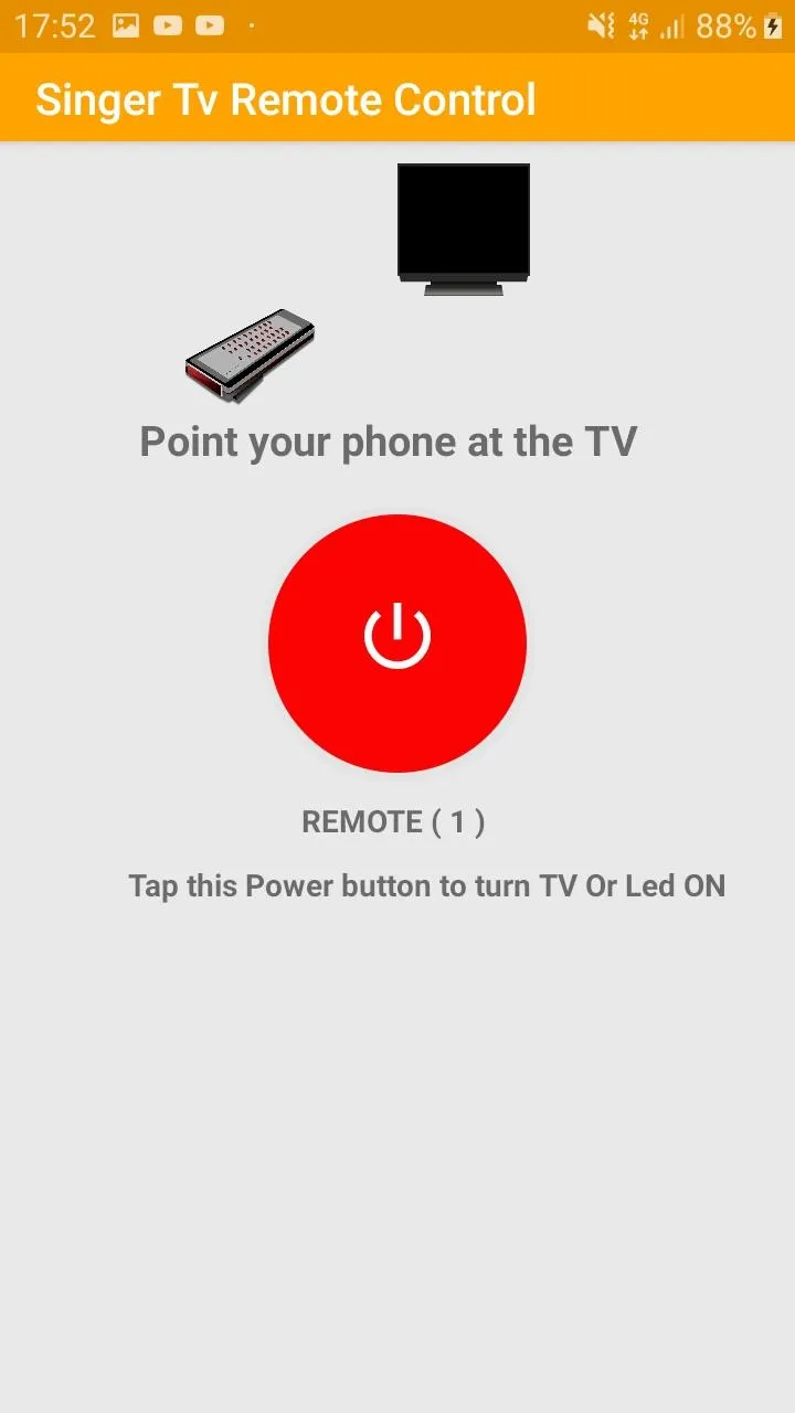 Singer Tv Remote Control | Indus Appstore | Screenshot