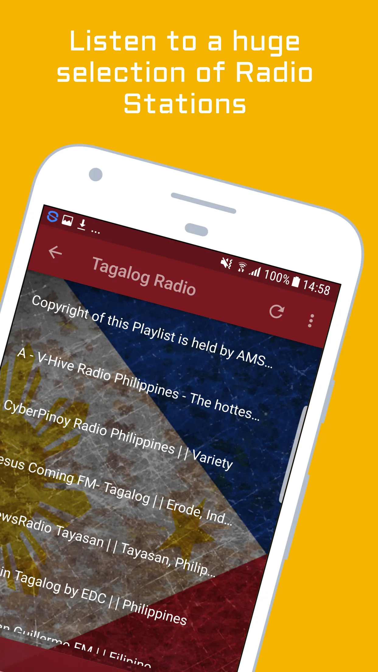 Tagalog Radio & Music | Indus Appstore | Screenshot