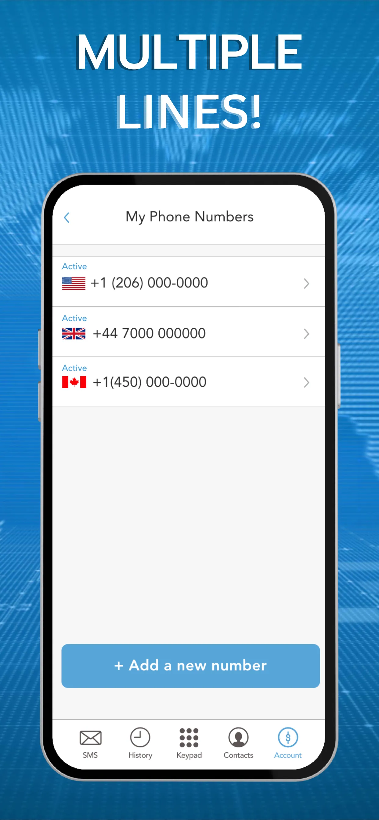 Second Line - US Phone Number | Indus Appstore | Screenshot