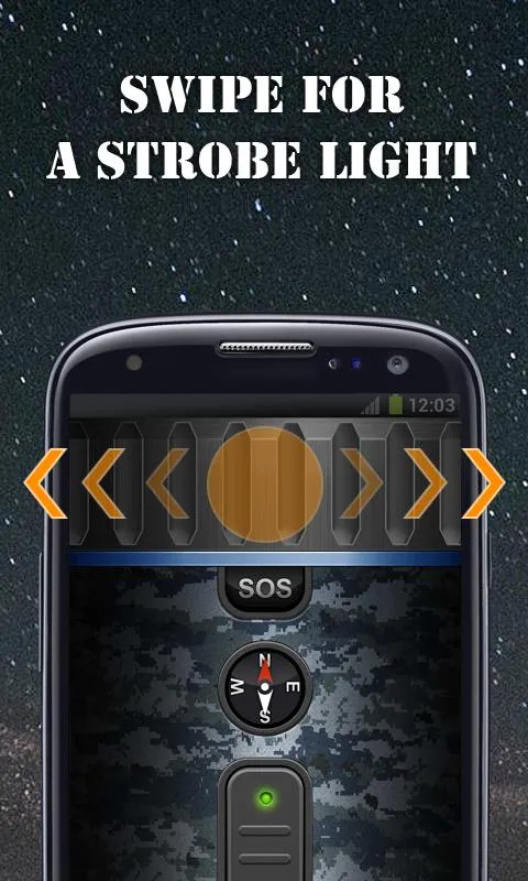 Military Flashlight | Indus Appstore | Screenshot