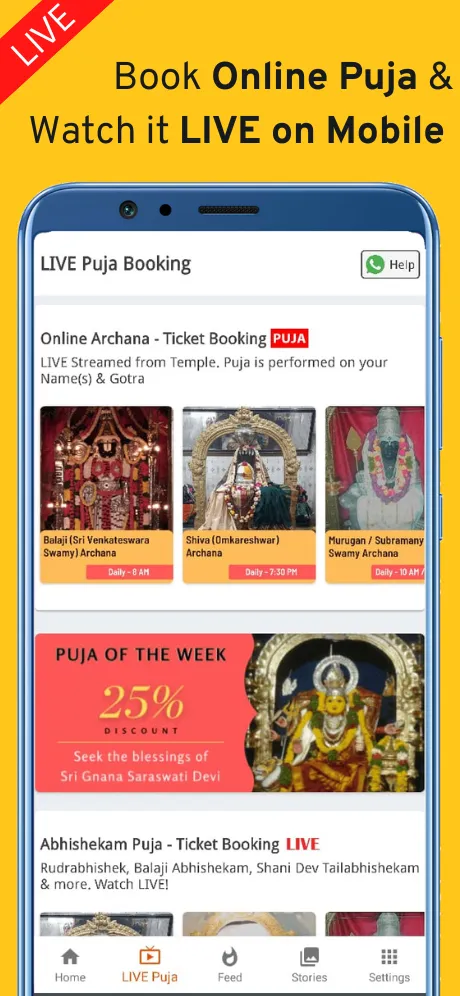 mypujaLIVE - Book Online Puja | Indus Appstore | Screenshot