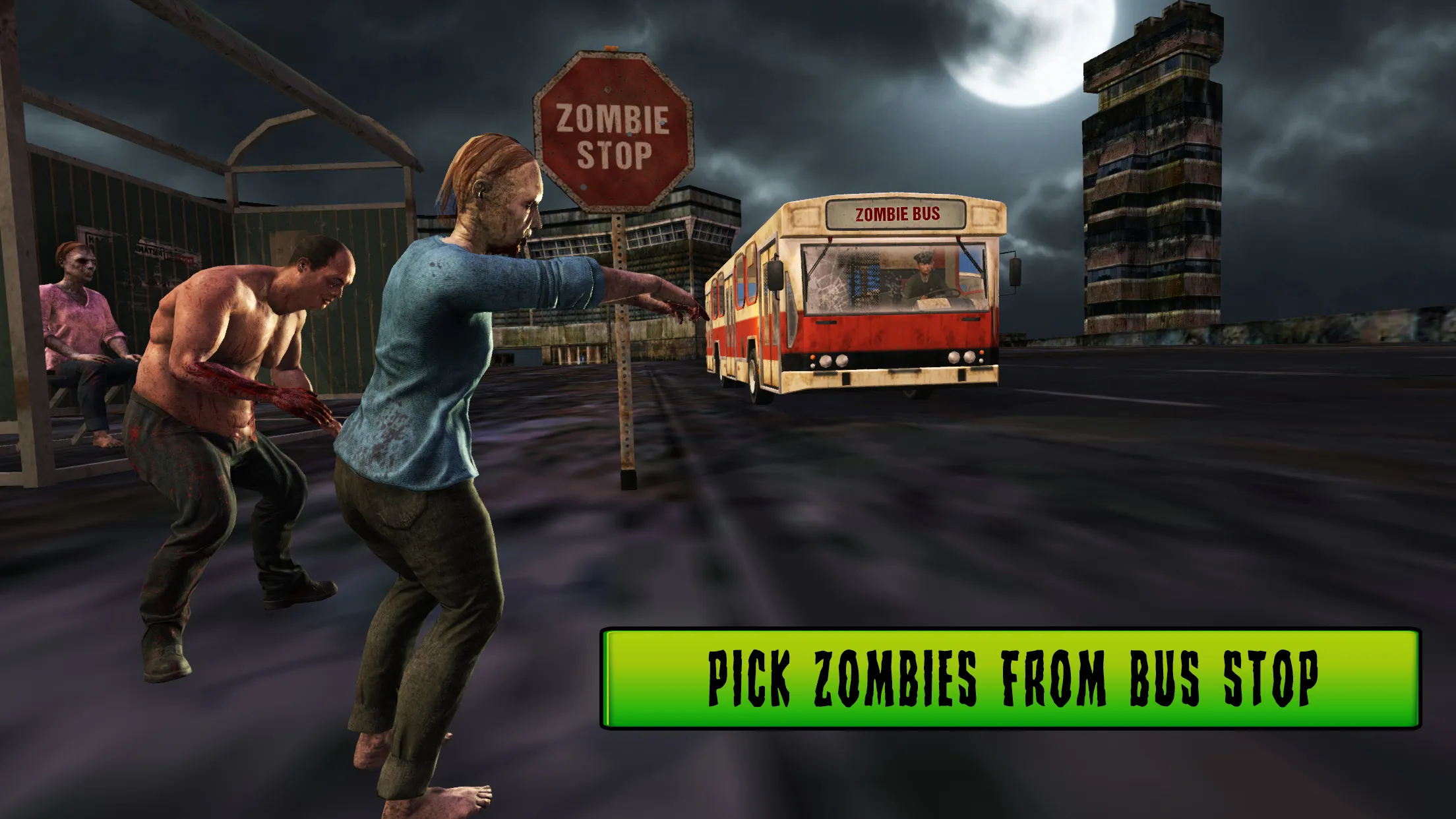 Zombie City Bus Driver Games | Indus Appstore | Screenshot