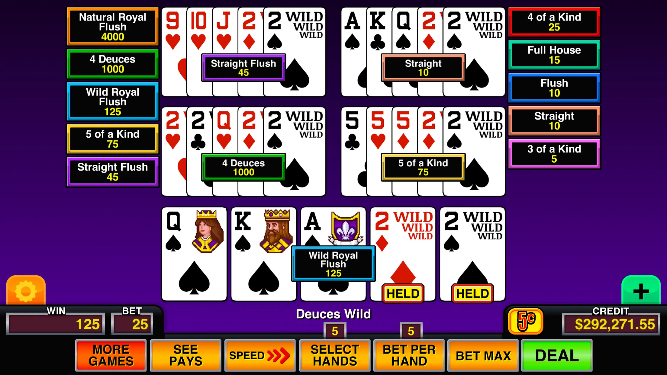 Video Poker Multi Pro Casino | Indus Appstore | Screenshot