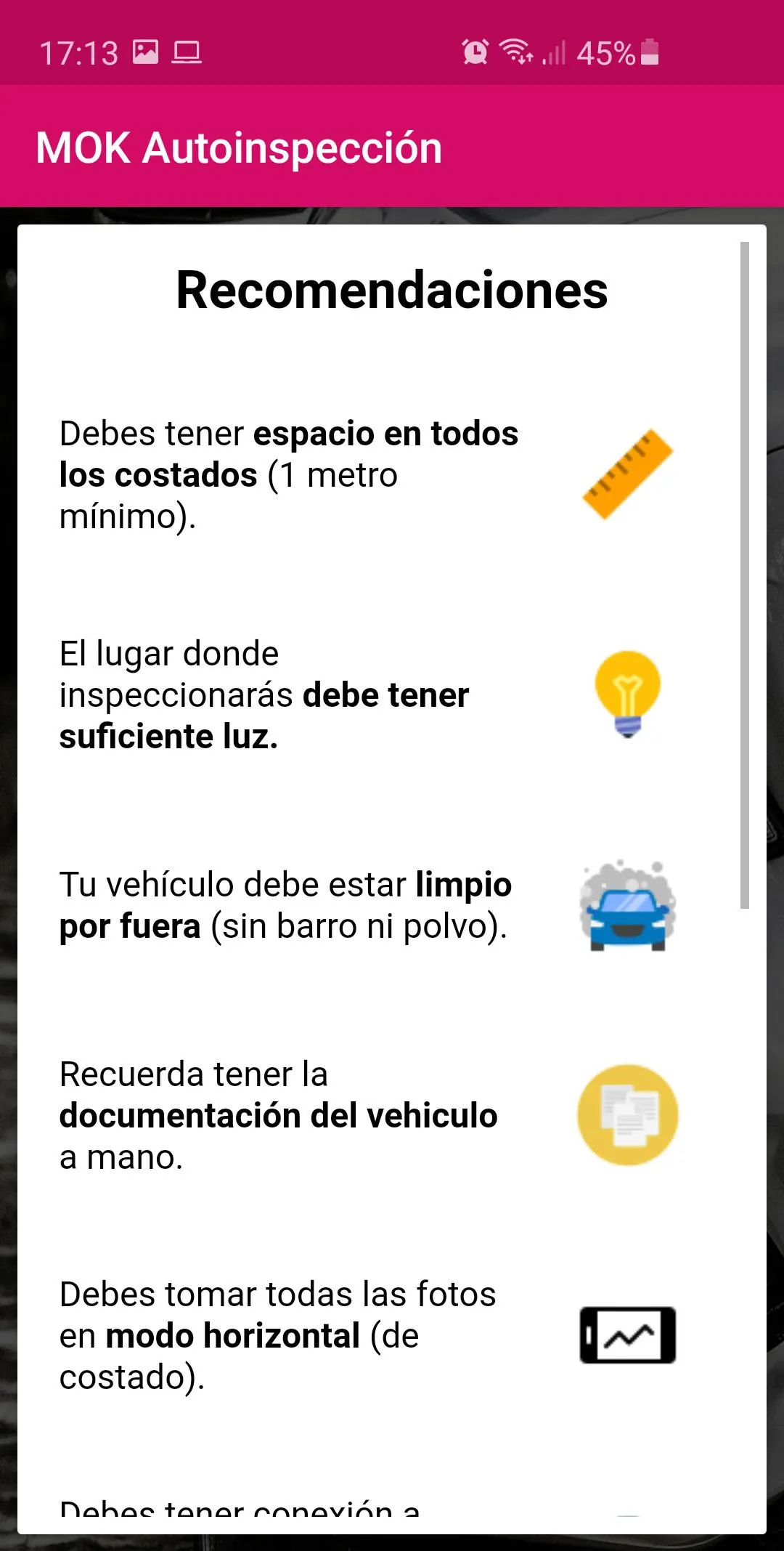 MOK Autoinspección | Indus Appstore | Screenshot