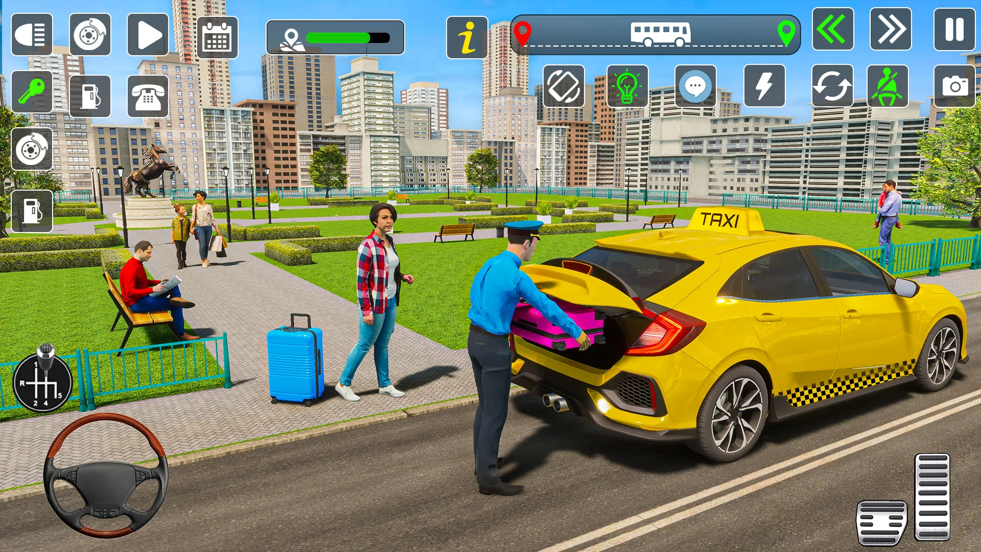 USA City Taxi Driver Mania Fun | Indus Appstore | Screenshot