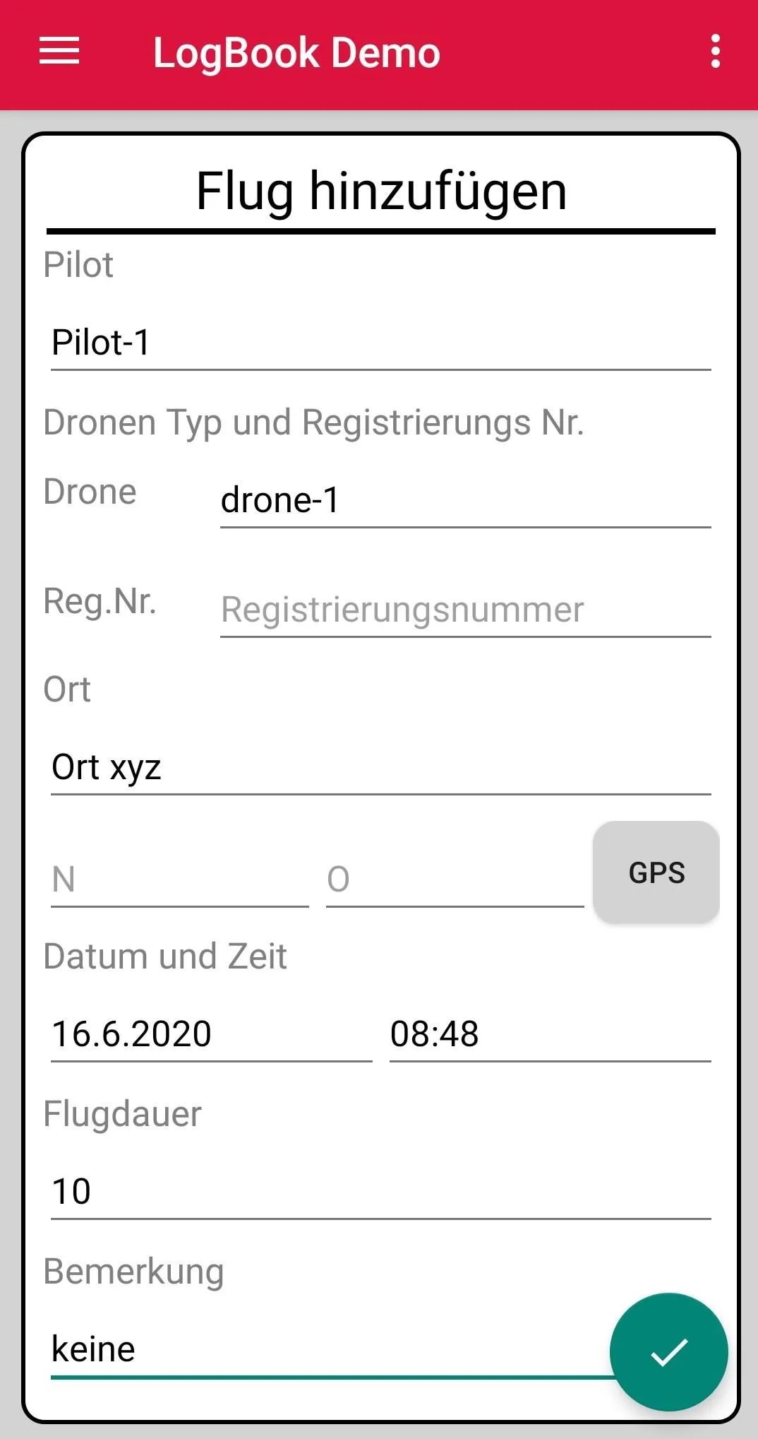 LogBook-Demo | Indus Appstore | Screenshot